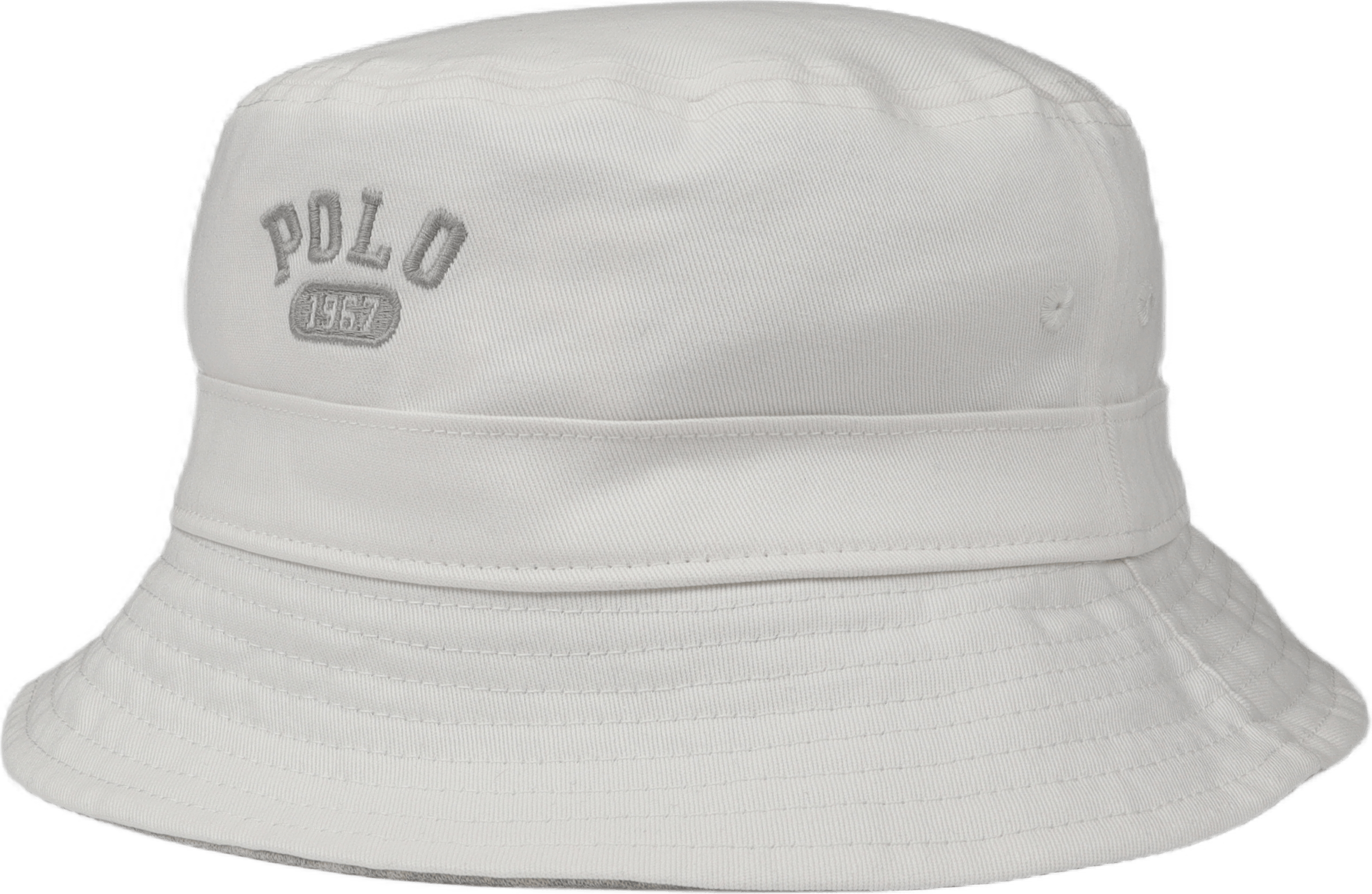 Reversible Fleece & Twill Bucket Hat Lght Sprt Hthr/Deckwash White, Male, Odevy, Klobúky a čiapky, Biely, S/M