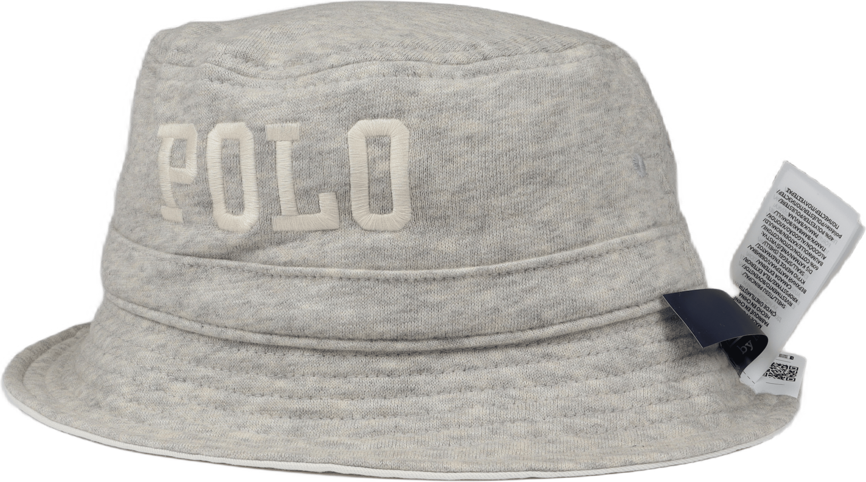 Reversible Fleece & Twill Bucket Hat Lght Sprt Hthr/Deckwash White - Bild 4