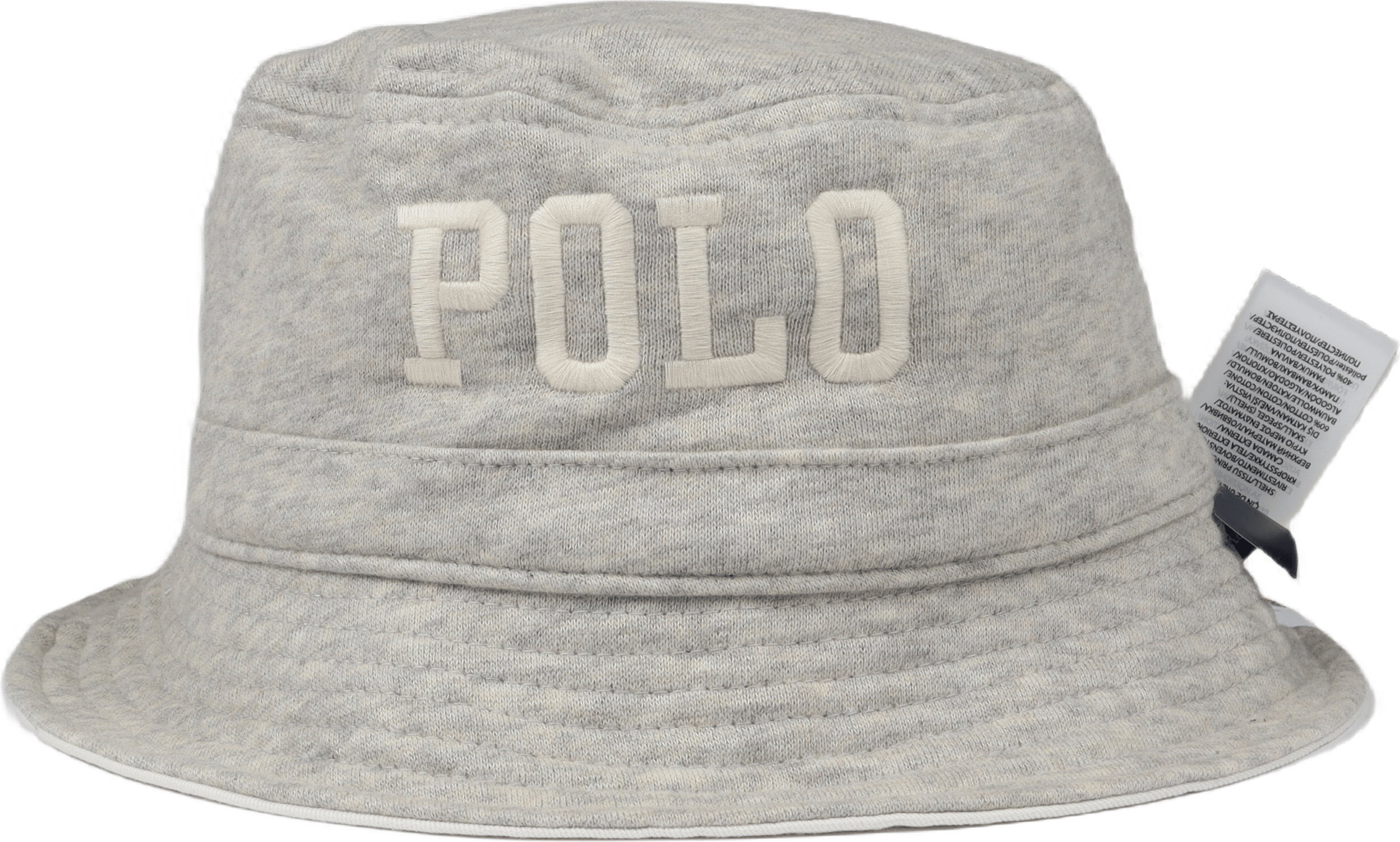 Reversible Fleece & Twill Bucket Hat Lght Sprt Hthr/Deckwash White - Bild 5