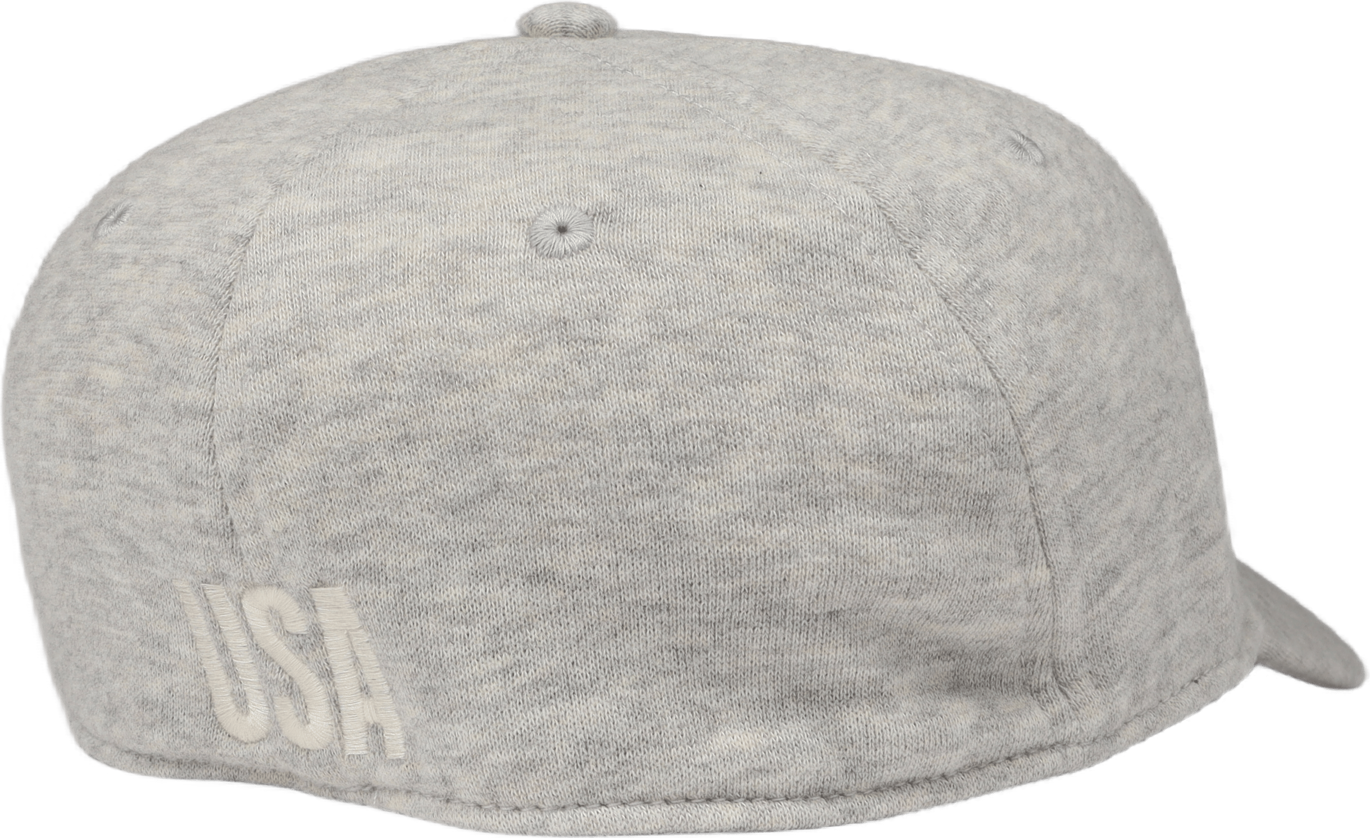 Logo Fleece Fitted Ball Cap Light Sport Heather - Bild 4
