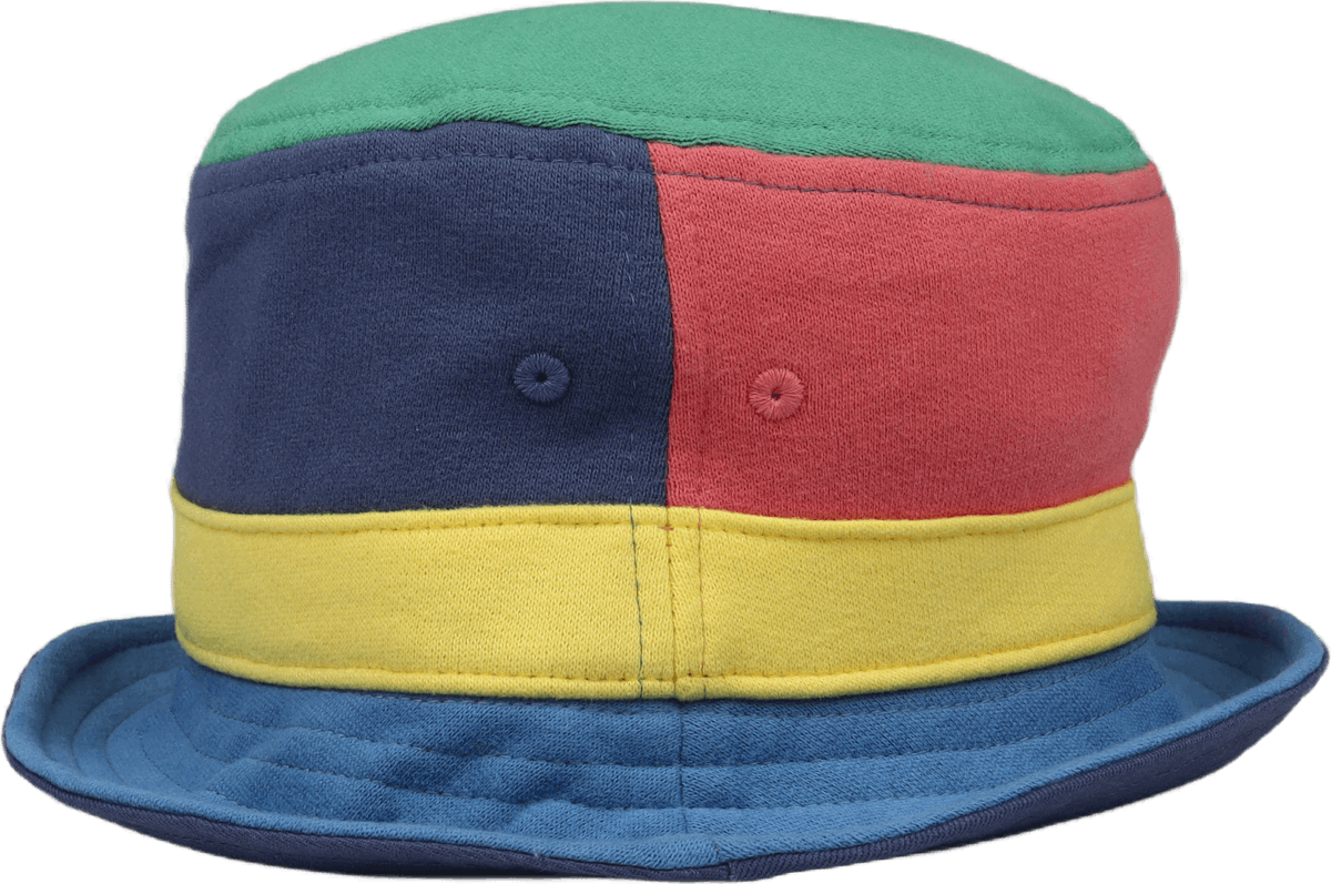 Color-Blocked Fleece Bucket Hat