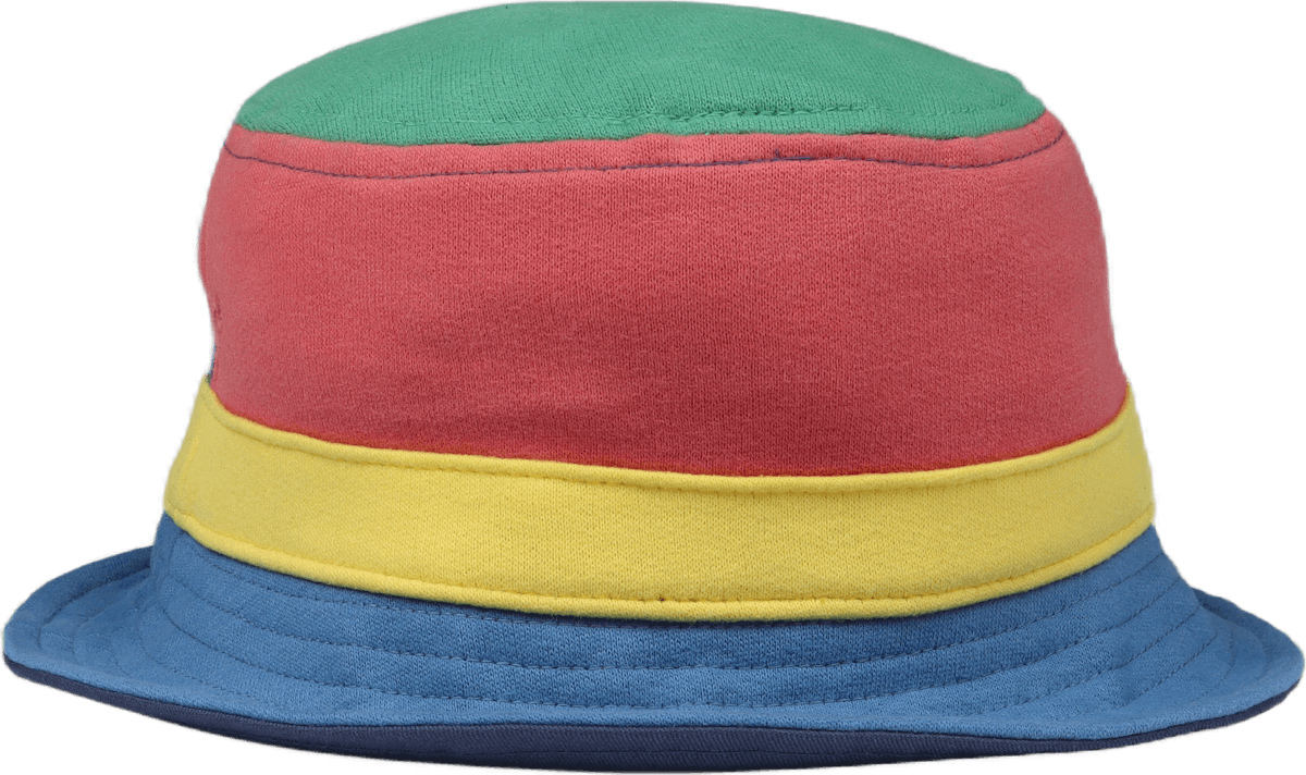Color-Blocked Fleece Bucket Hat