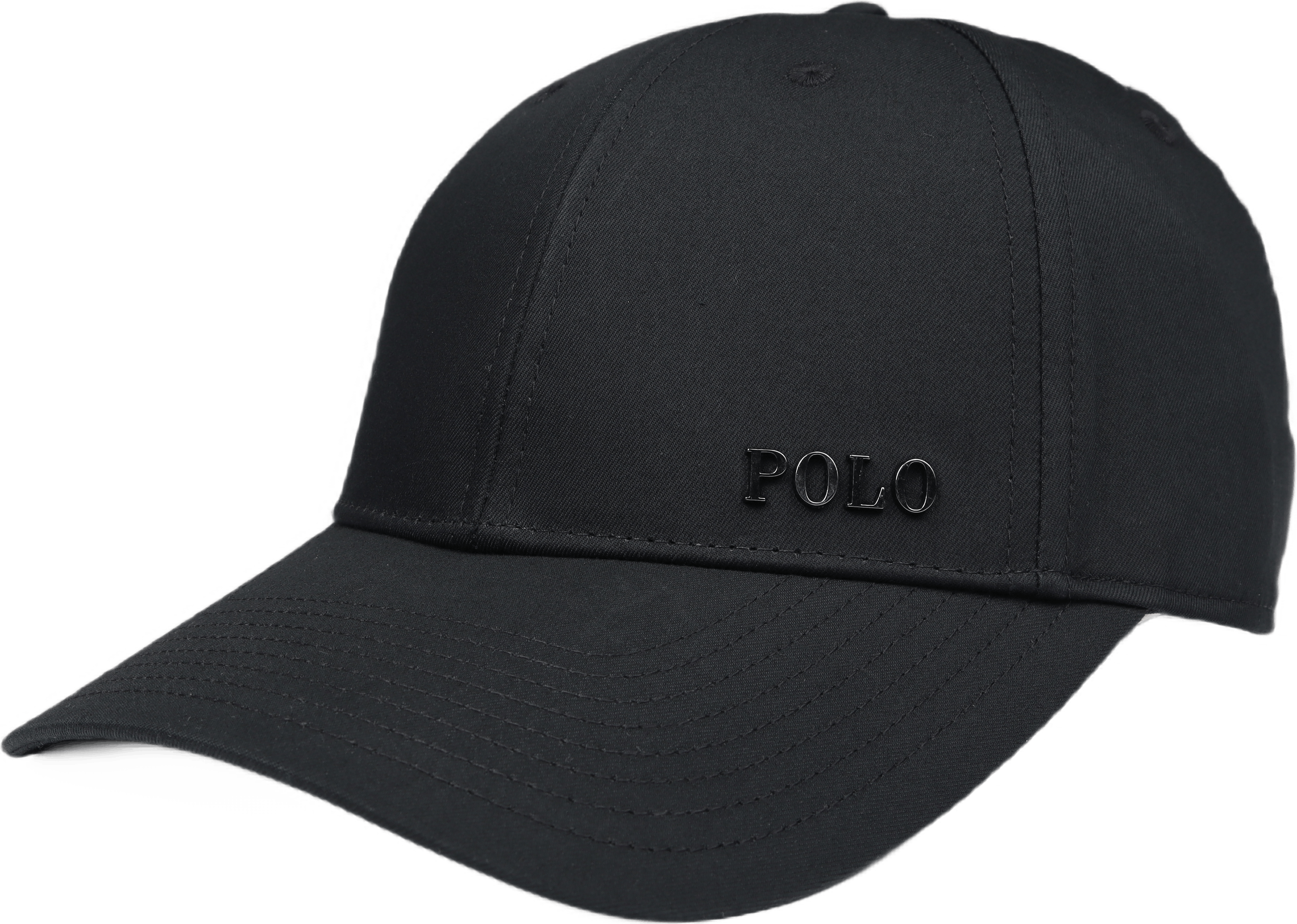 Logo-Plaque Ball Cap Polo Black, Unisex, Bekleidung, Hüte & Mützen, Schwarz, ONESIZE
