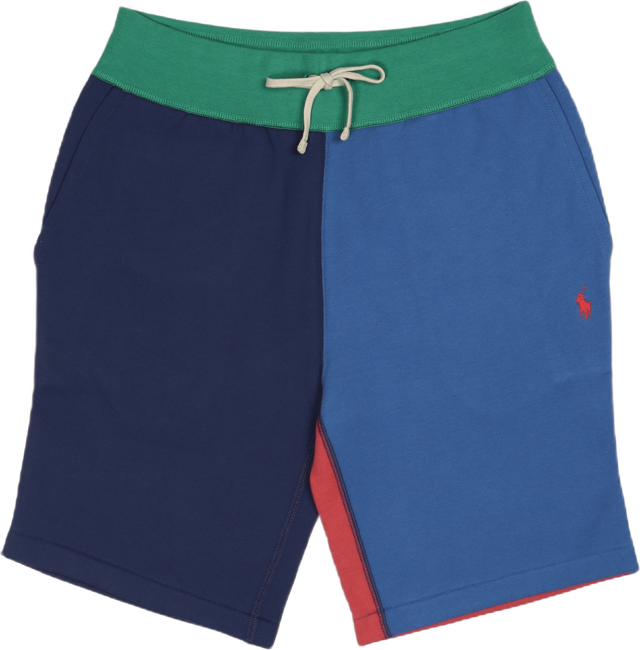 The RL Fleece Color-Blocked Short Light Navy Multi