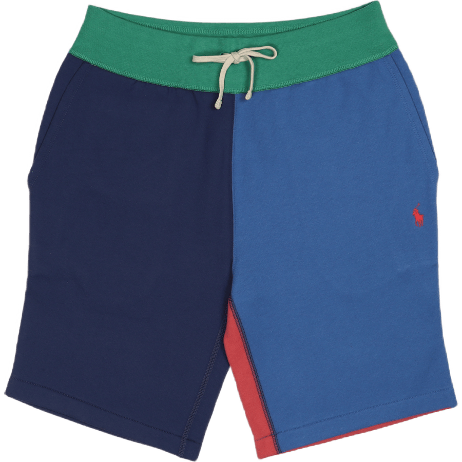 The RL Fleece Color-Blocked Short Light Navy Multi