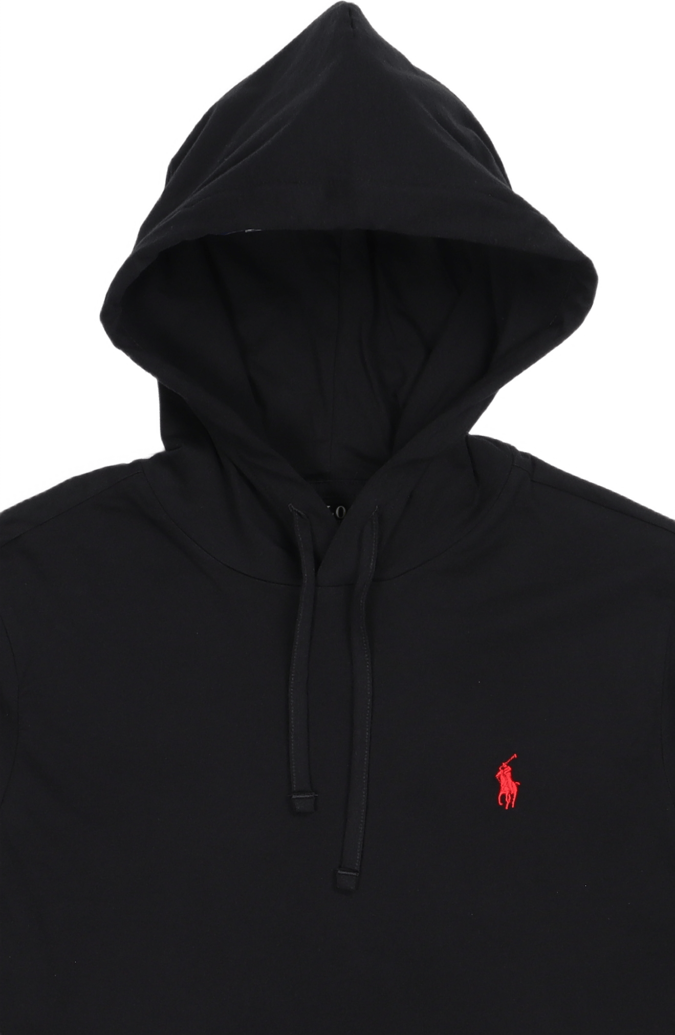 Jersey Hooded T-Shirt Polo Black - Bild 2