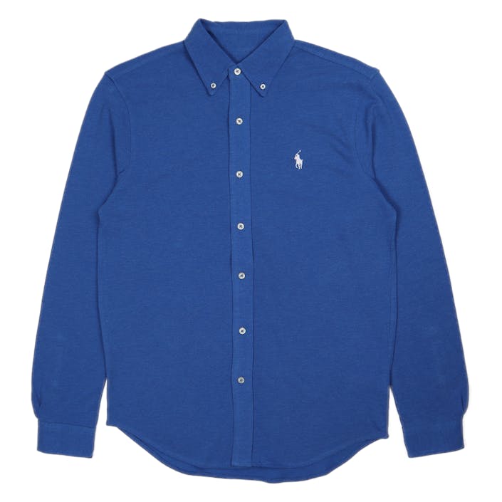 Featherweight Mesh Shirt Dockside Blue Heather/C1730, Male, Kleding, hoodies en sweatshirts, Blauw, M