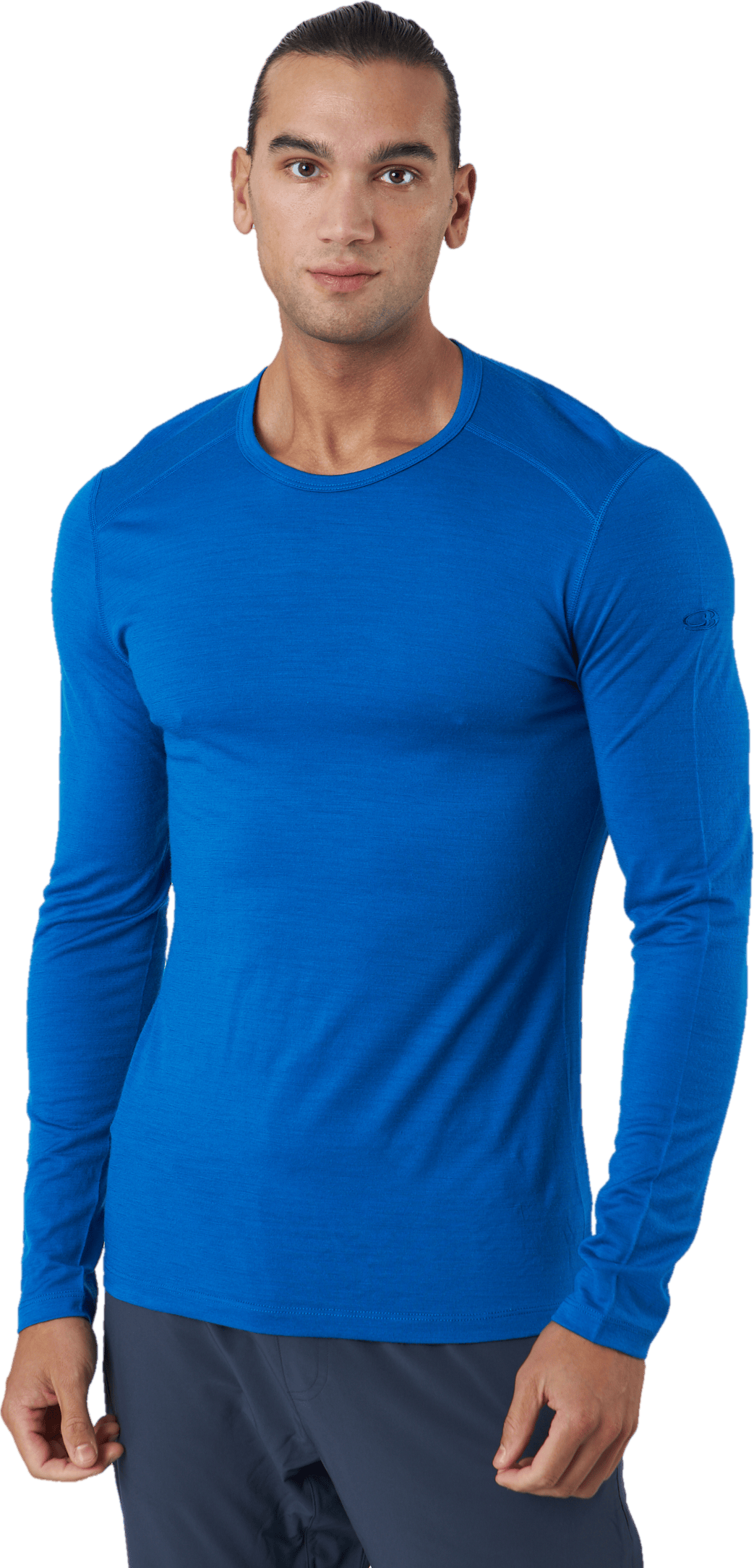 Men 200 Oasis Ls Crewe Lazurite, Male, Apparels, base layers, Alpine sports, Blue, S