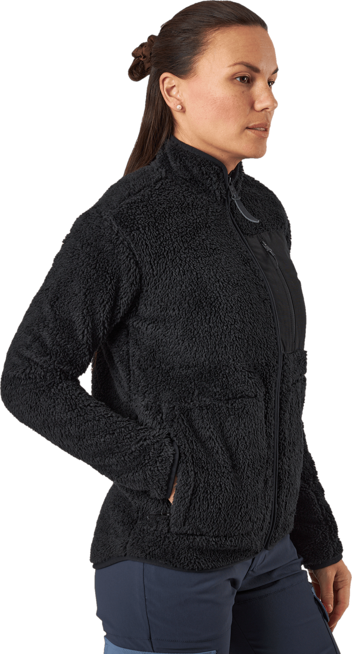 Thermal Pile Zip J W Black - Bild 2