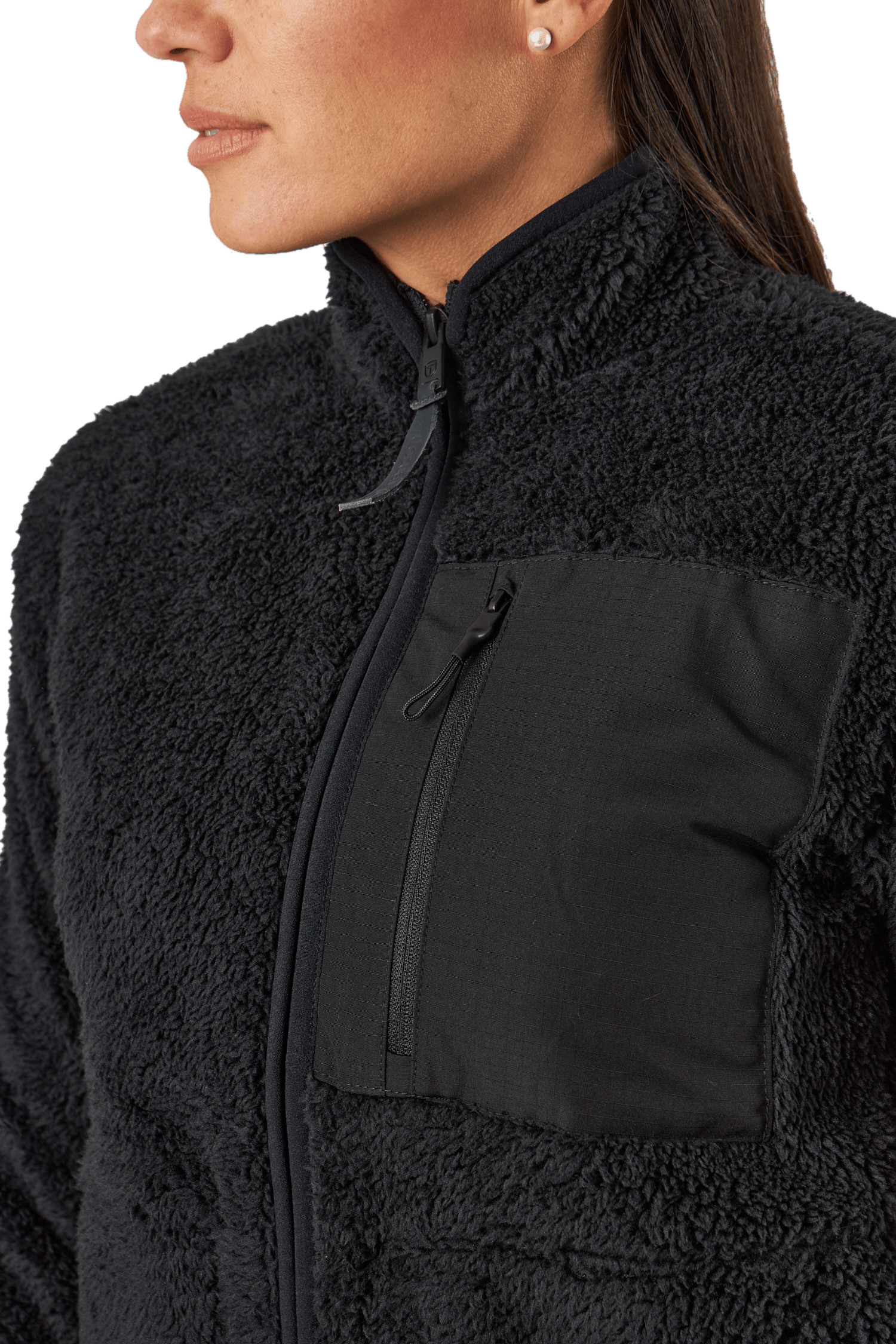 Thermal Pile Zip J W Black - Bild 4