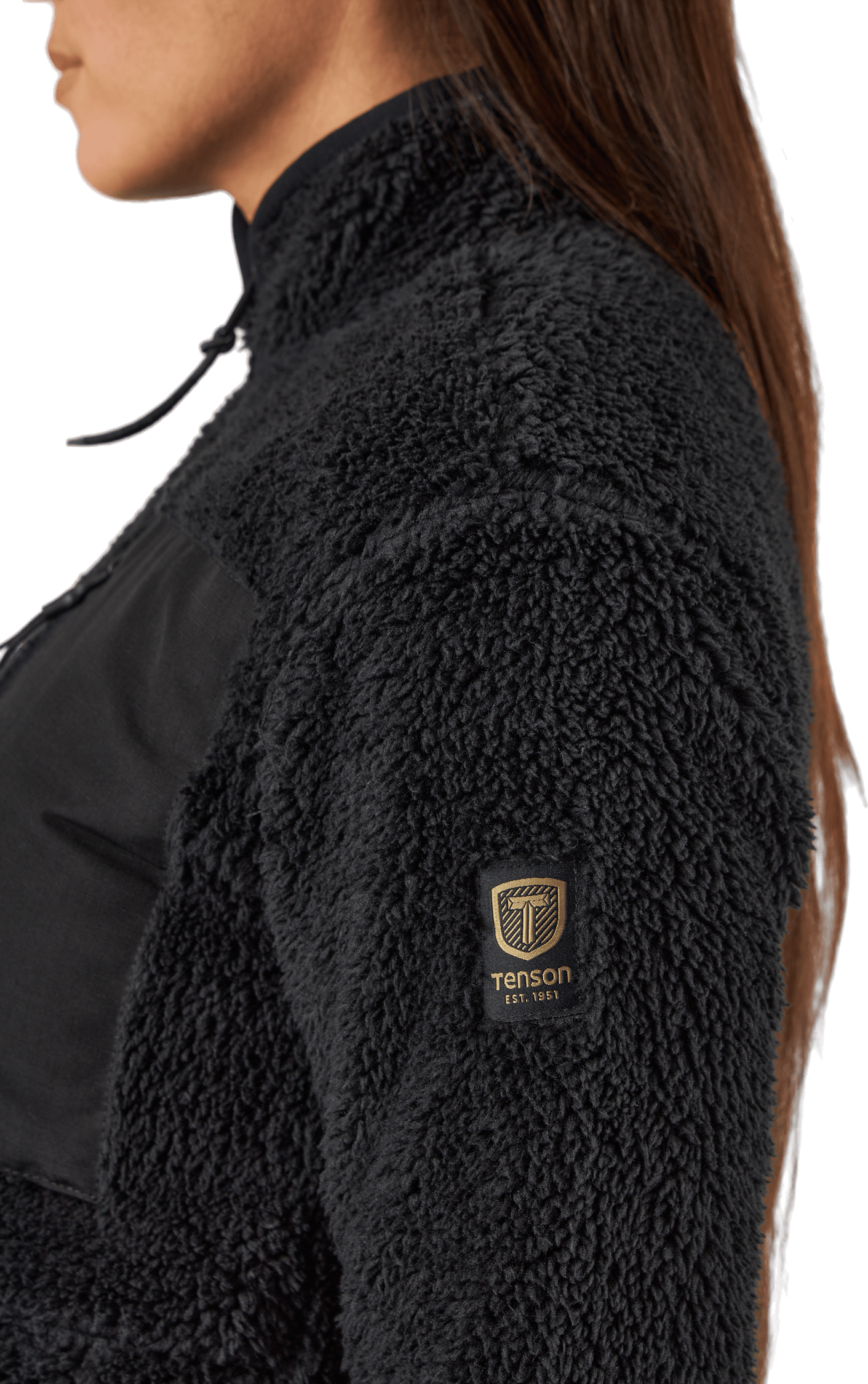 Thermal Pile Zip J W Black - Bild 5