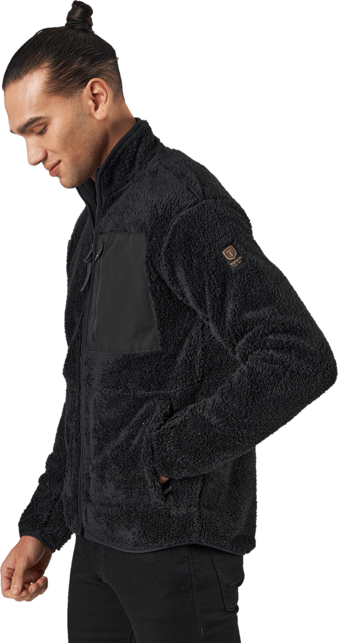 Thermal Pile Zip J M Black - Bild 2
