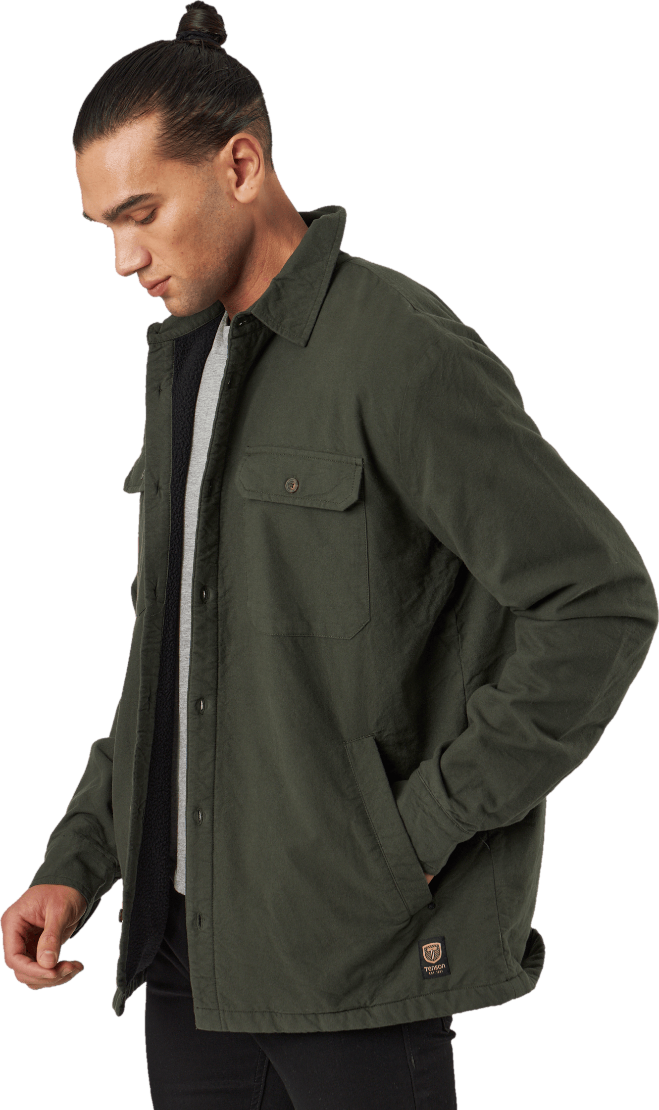 Cargo Shirt Jkt M Dark Khaki - Bild 2