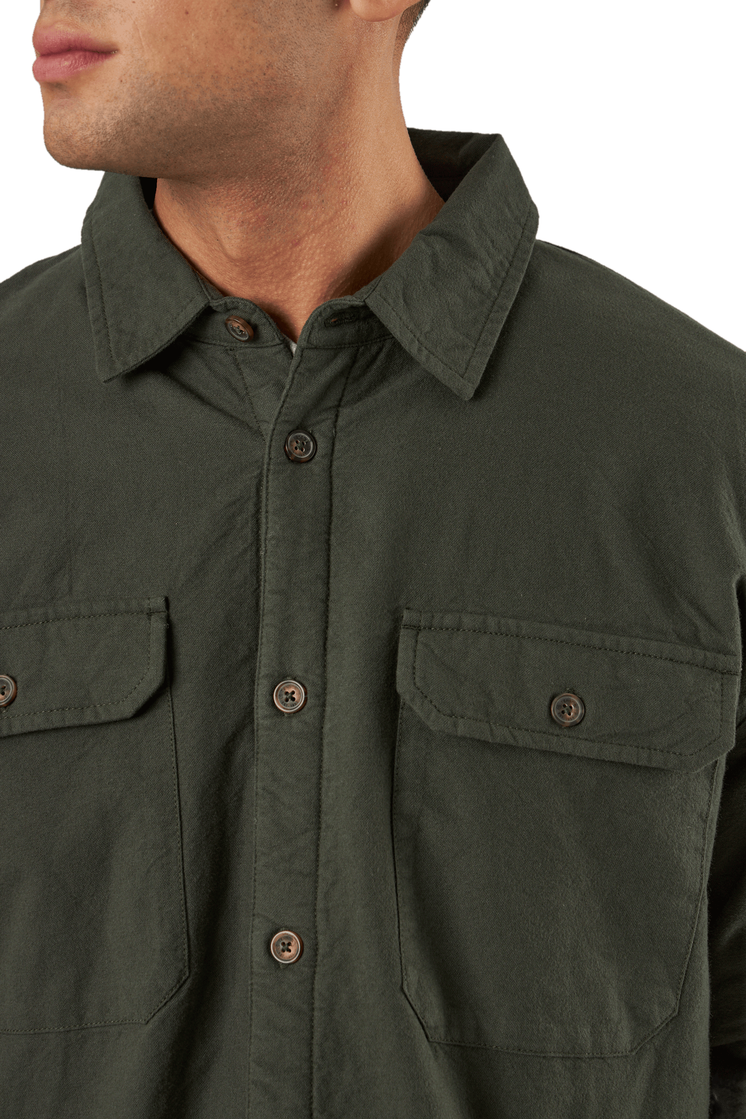 Cargo Shirt Jkt M Dark Khaki - Bild 4