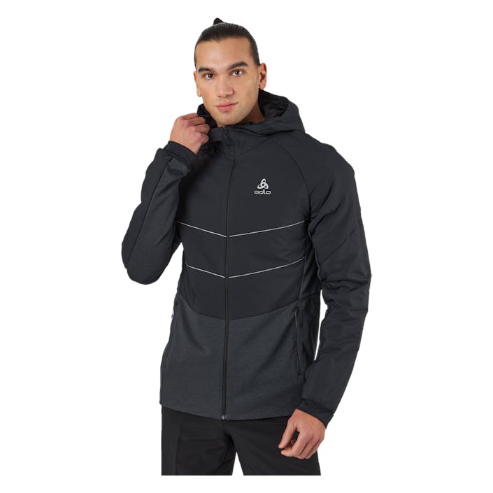 Jacket Run Easy S-thermic Black, Male, Vêtements, vestes, Ski de fond, Noir, S