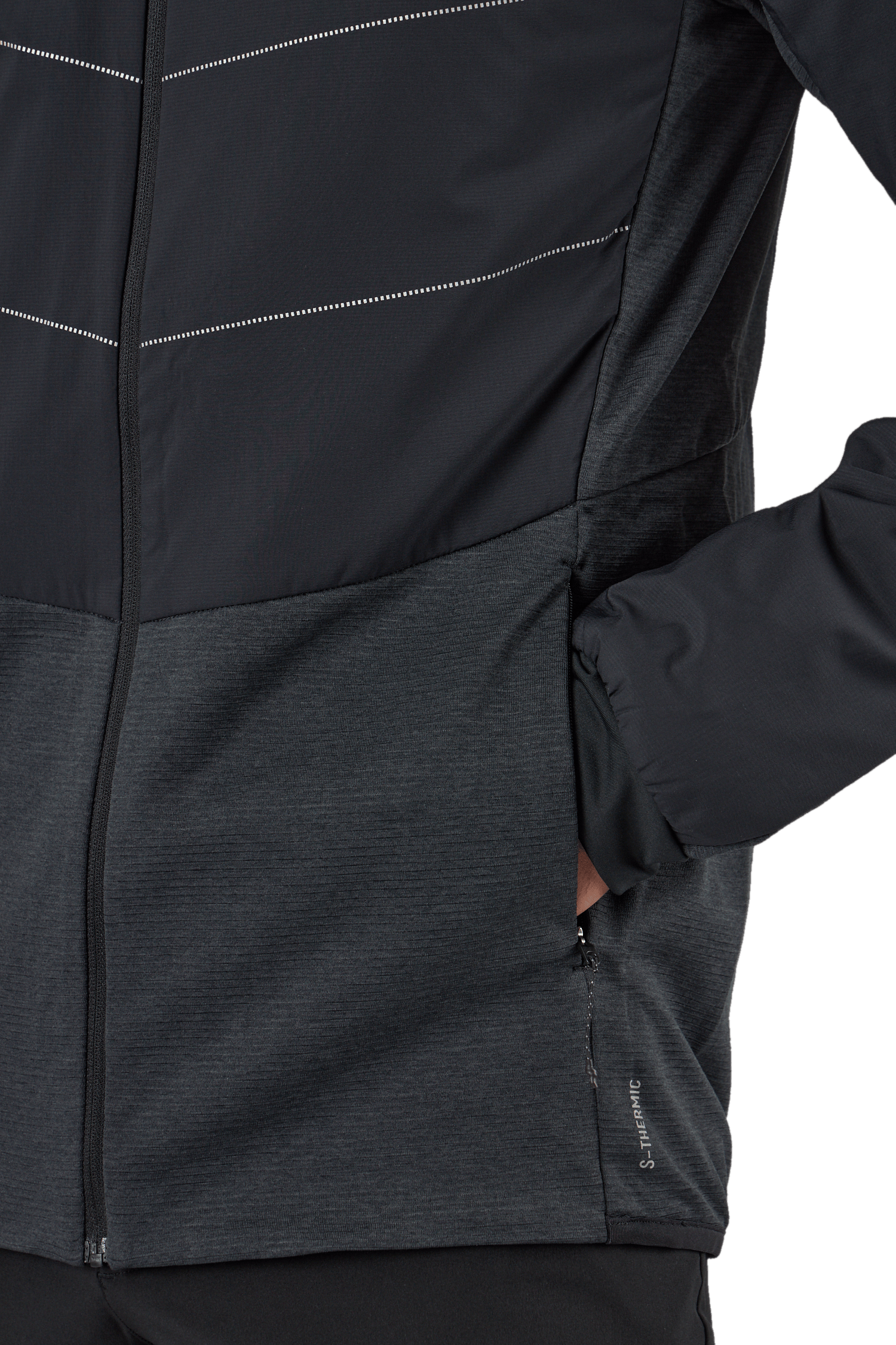 Jacket Run Easy S-thermic Black - Bild 5