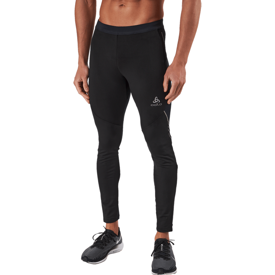 Tights Ceramiwarm Black – Odlo Concrete Grey