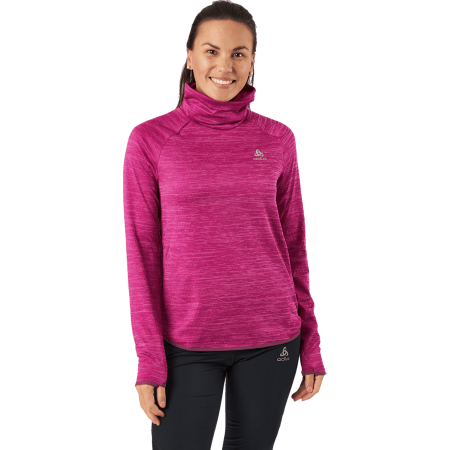 Mid Layer Run Easy Warm Festival Fuchsia Melange