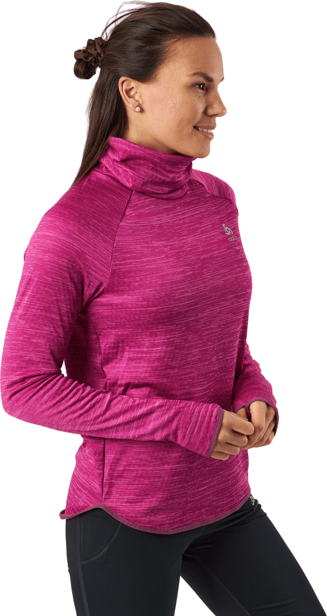 Mid Layer Run Easy Warm Festival Fuchsia Melange - Bild 2