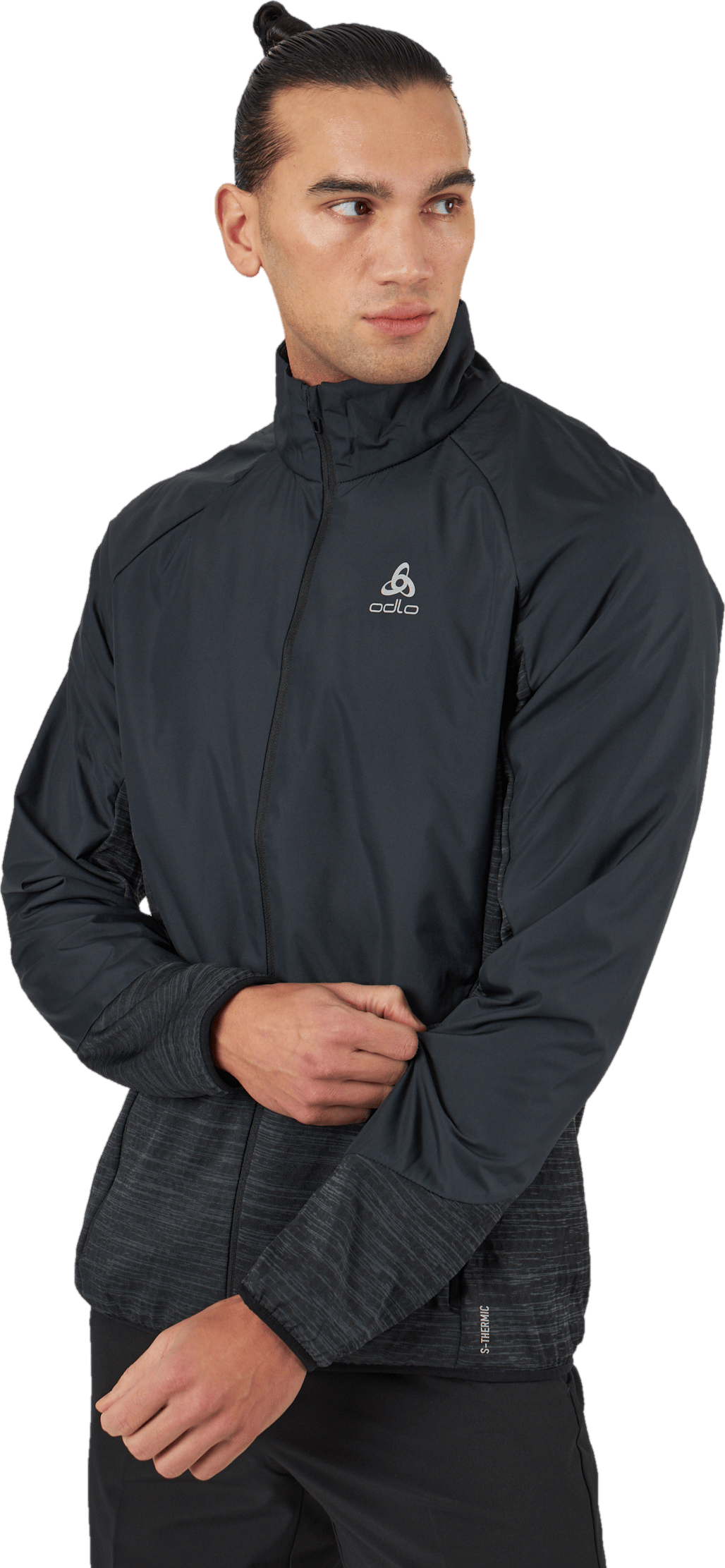 Jacket Run Easy Warm Hybrid Black - Bild 2