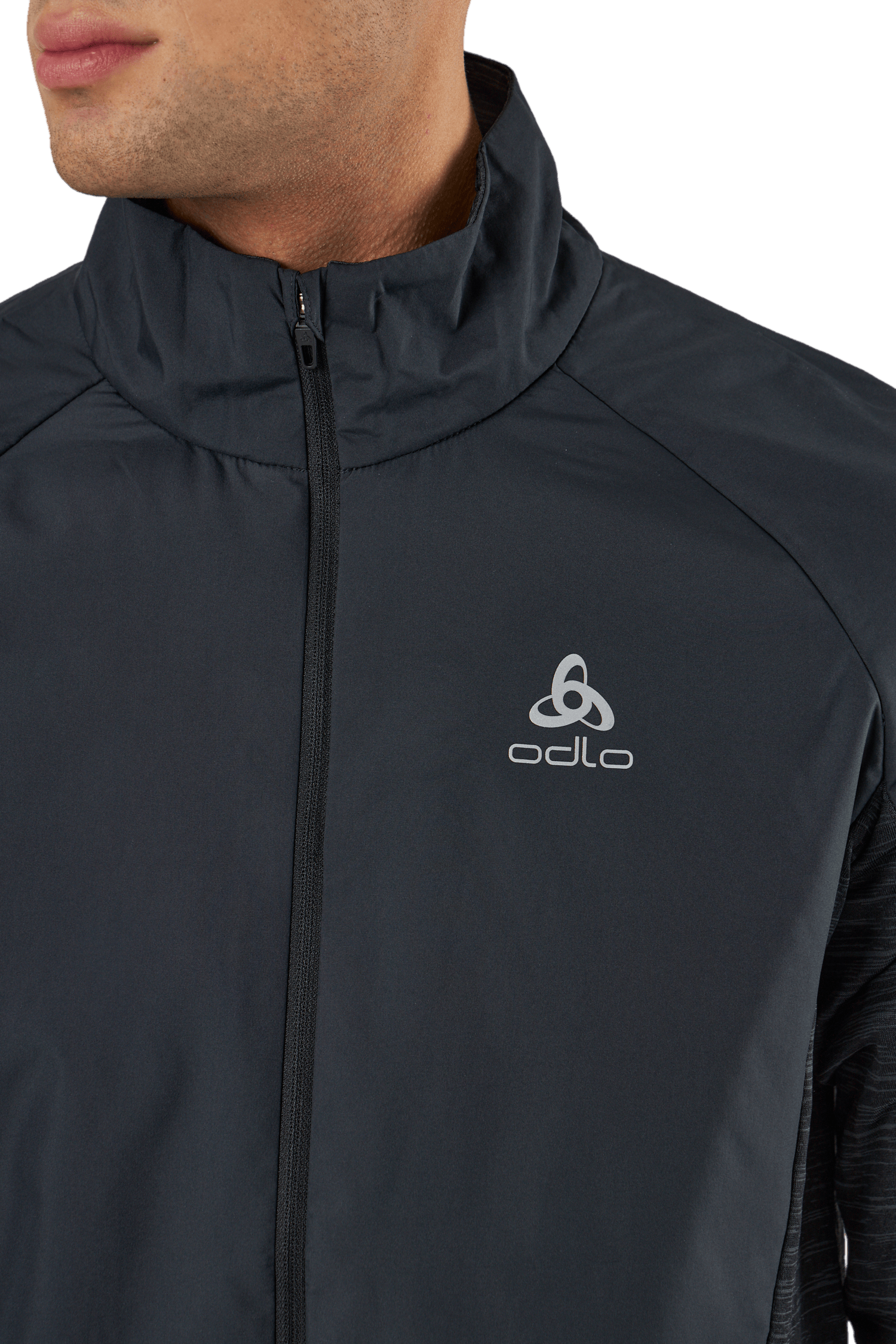 Jacket Run Easy Warm Hybrid Black - Bild 4