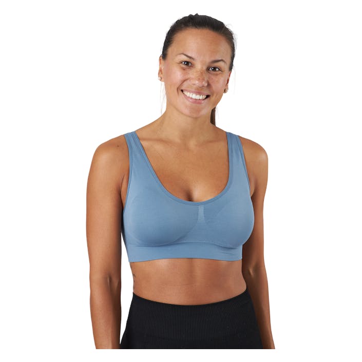 Mira Cir Sports Bra Blue Mirage, Female, Odzież, Stanik sportowy, Bieganie, Niebieski, L