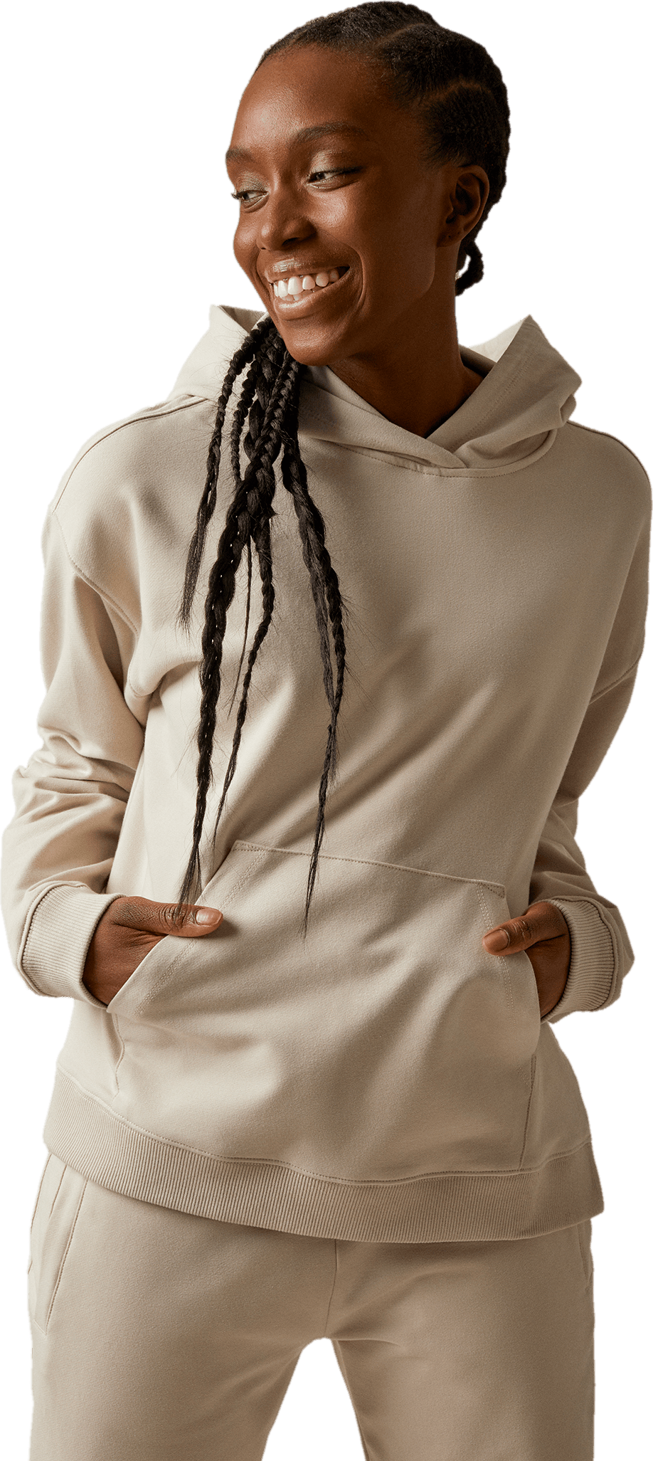 Bff Boxy Hoodie Putty - Bild 2