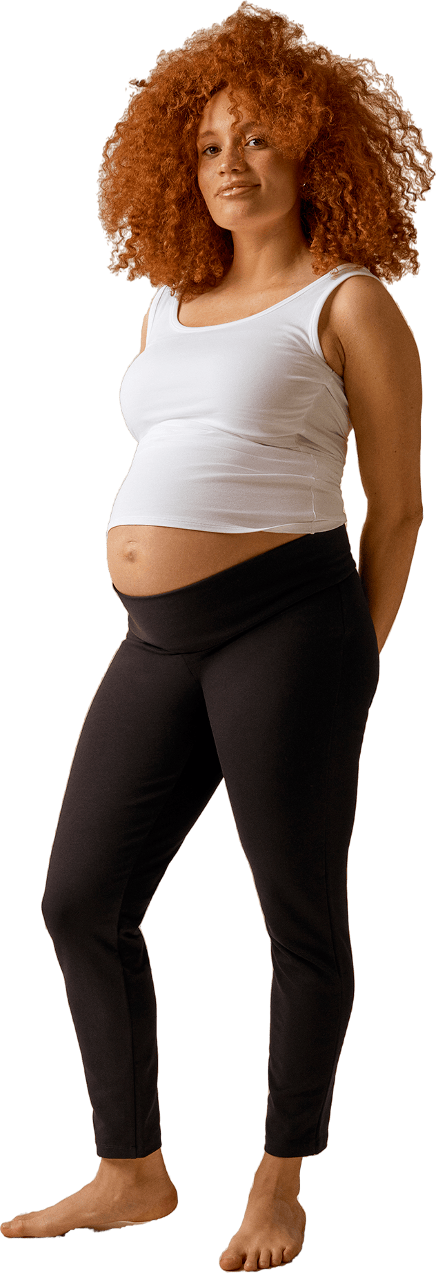 Oono Compact Legging Black, Female, Abbigliamento, maternità, Nero, L