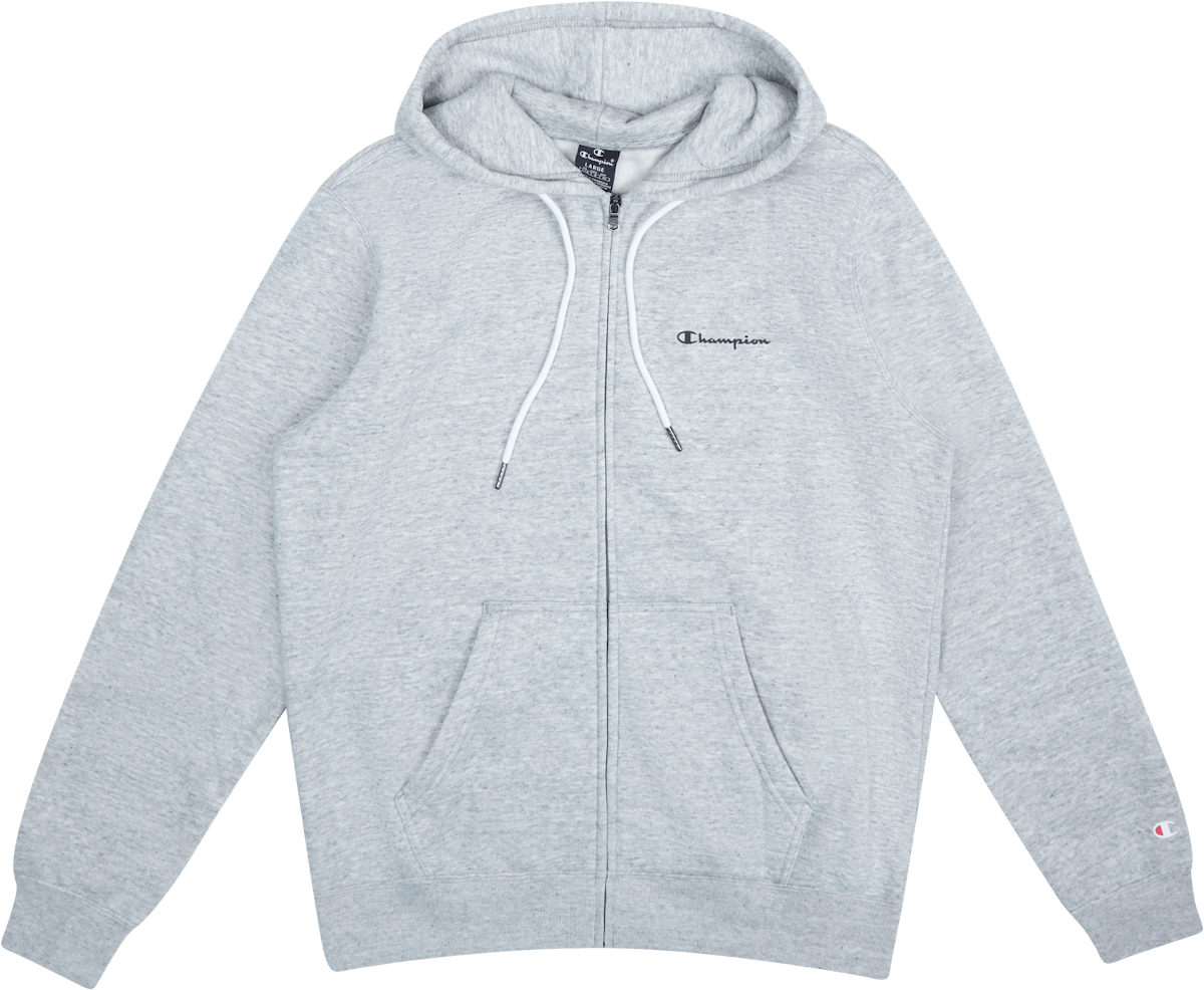 Hooded Full Zip Sweatshirt New Oxford Grey Melange