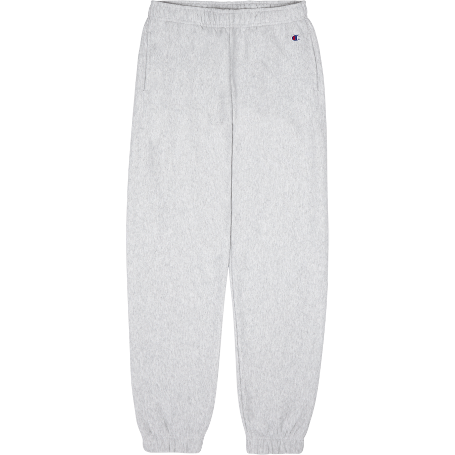 Elastic Cuff Pants Gray Melange Light