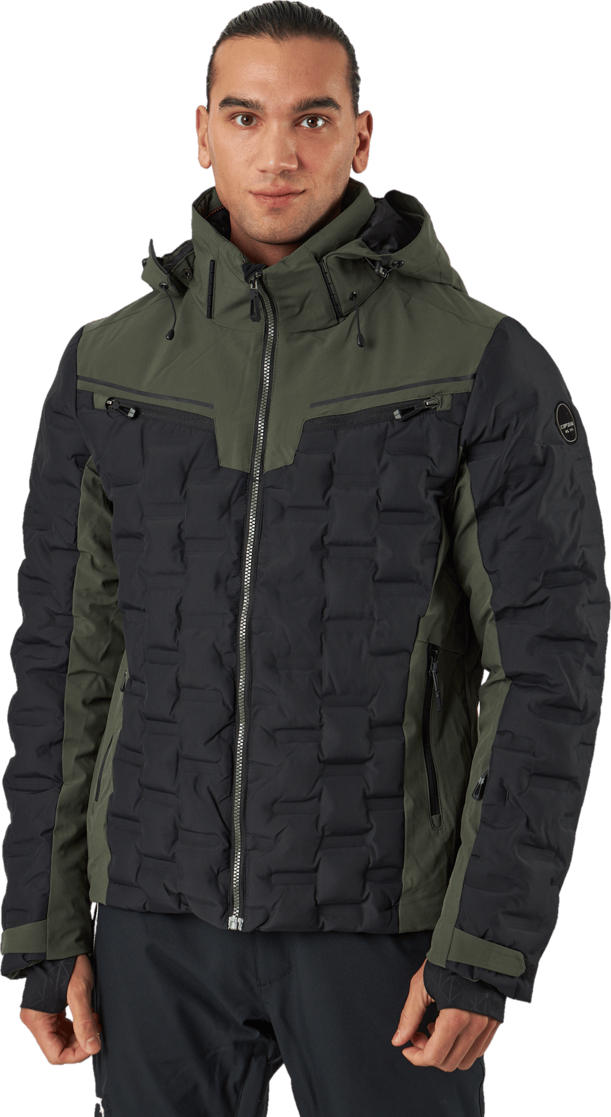 Emmet Dark Olive, Male, Apparels, jackets, Alpine sports, Black, 56