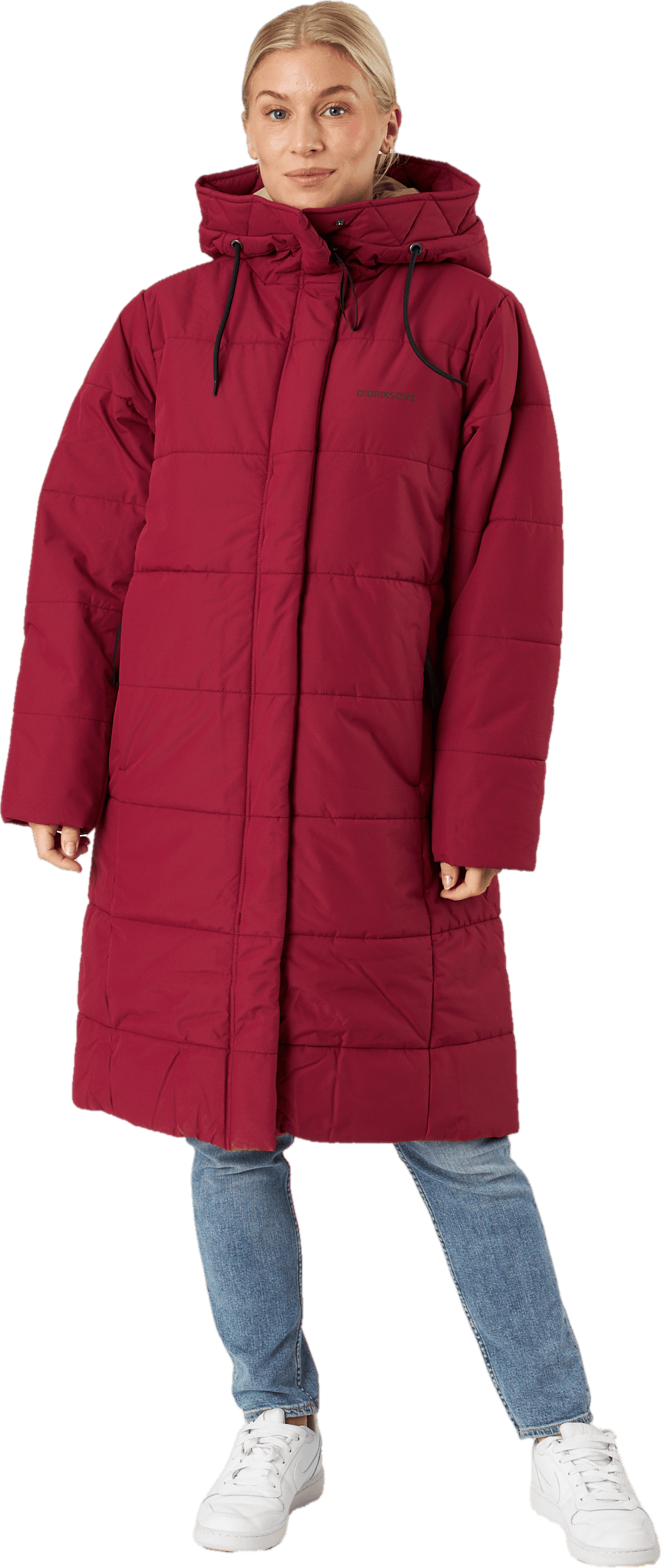 Sandra Wns Parka Red, Female, Apparels, jackets, Red, 46