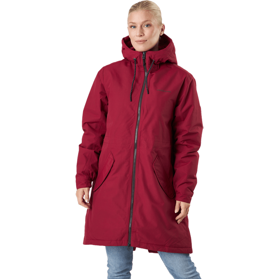 Marta-lisa Wns Parka Red