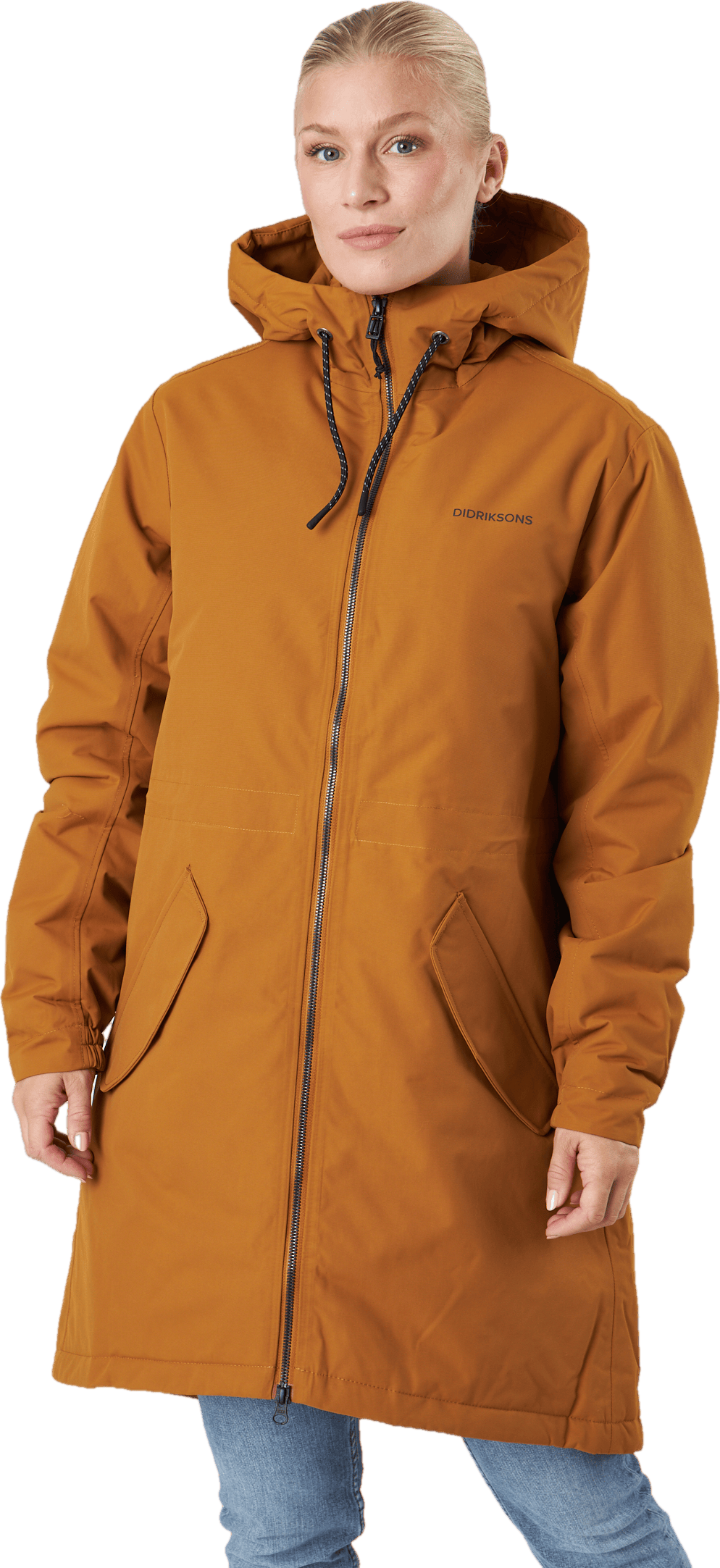Marta-lisa Wns Parka Orange, Female, Apparels, jackets, Orange, 42