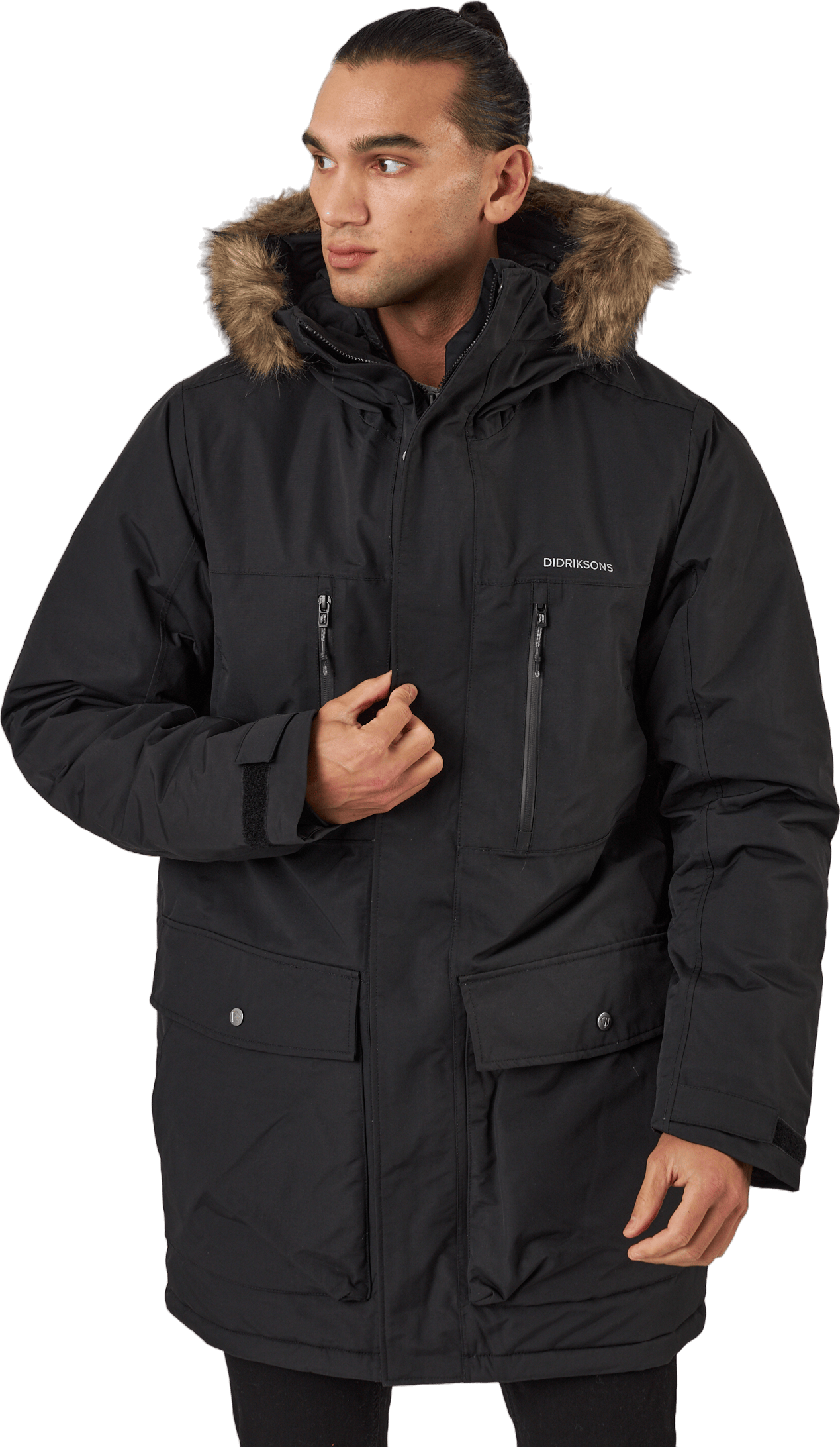 Fredrik Usx Parka Black, Male, Apparels, jackets, Black, S