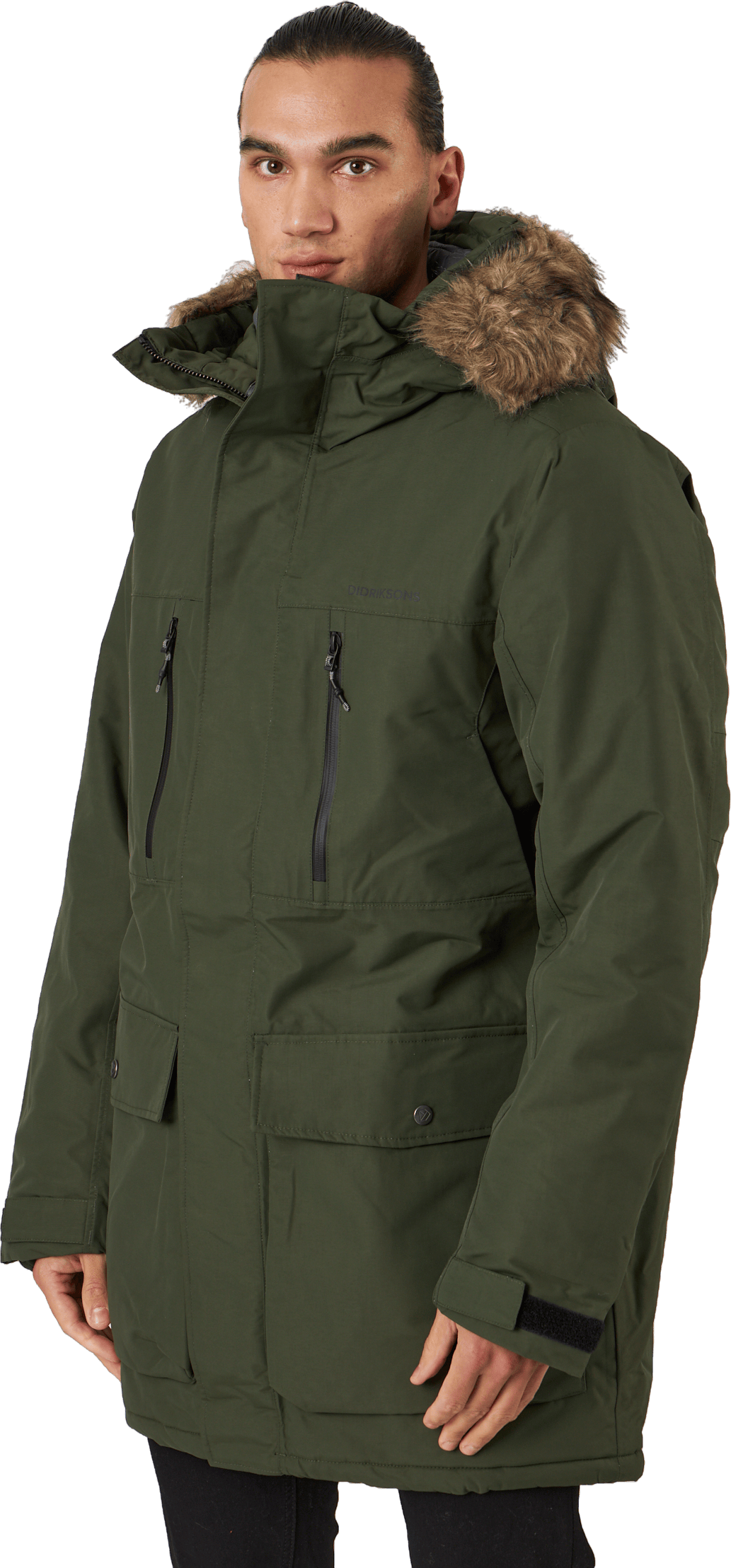 Fredrik Usx Parka Green, Male, Abbigliamento, giacche, Nero, XXL