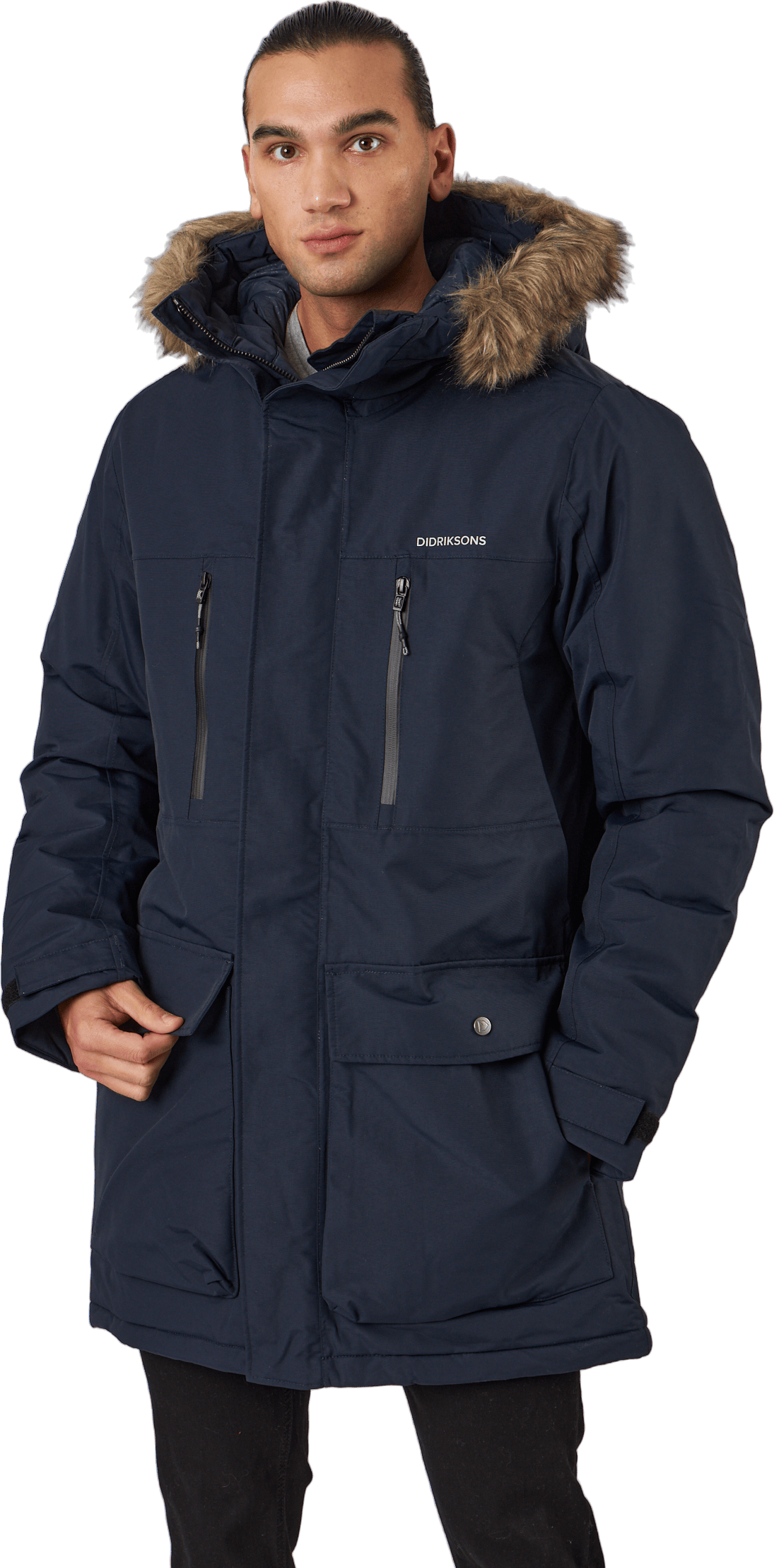 Fredrik Usx Parka Blue, Male, Apparels, jackets, Black, L