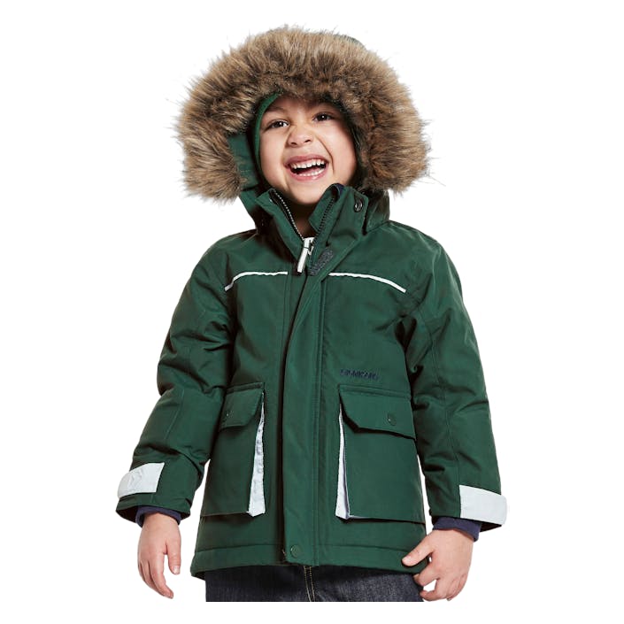 Kure Kids Parka 5 Green, Unisex, Klær, jakker, Grønn, 140
