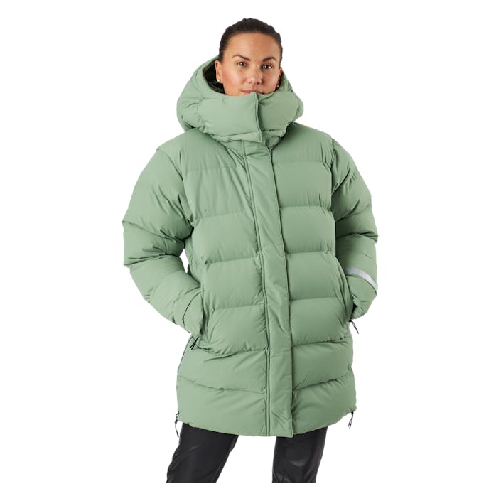 W Aspire Puffy Parka 406 Jade 2.0, Female, Kläder, jackor, Alpina sporter, Grön, L