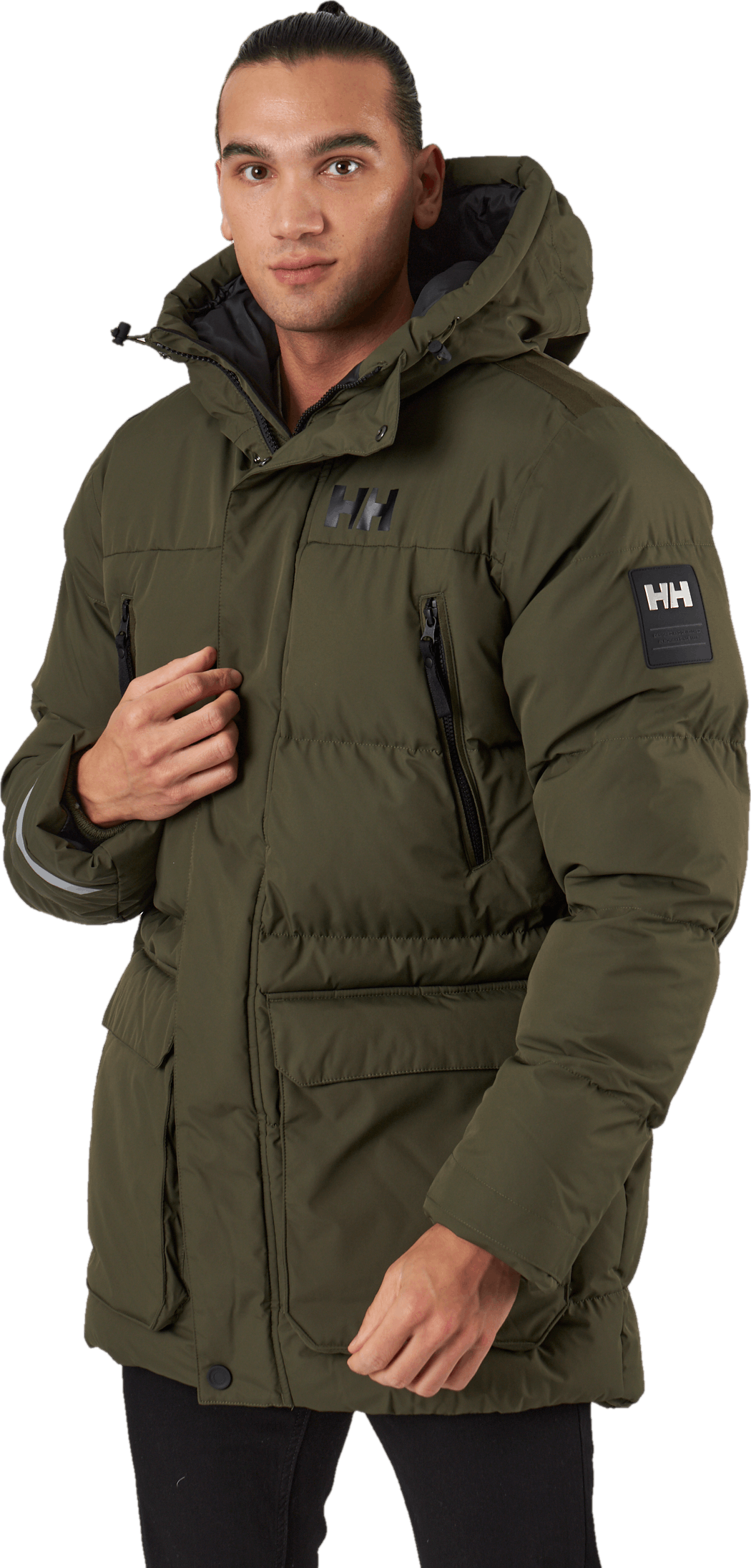 Reine Puffy Jacket 431 Utility Gre, Male, Kläder, jackor, Grön, XXL