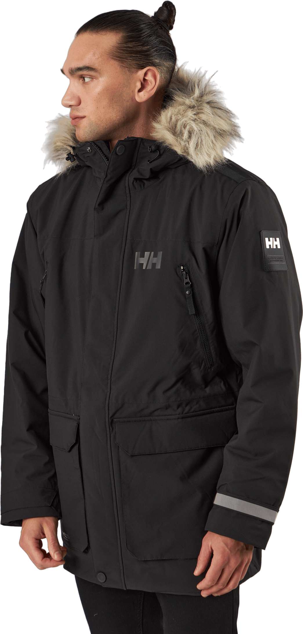 Reine Parka 990 Black, Male, Apparels, jackets, Black, L