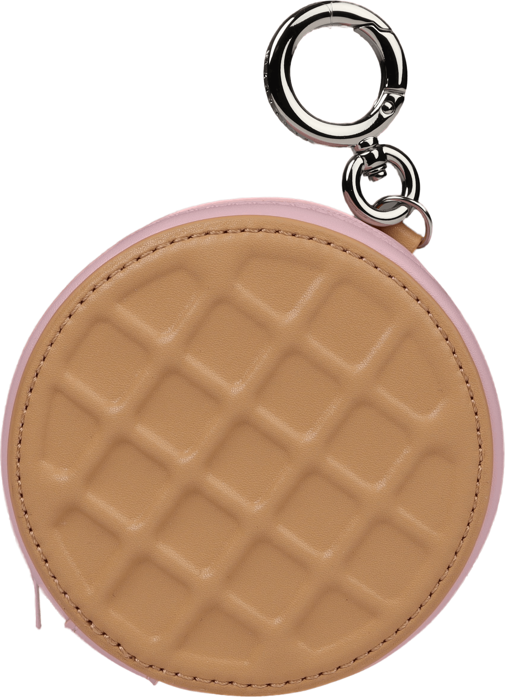 Icecream Sandwich Coin Purse Tan, Unisex, Ekwipunek, inne akcesoria, Brązowy, ONESIZE