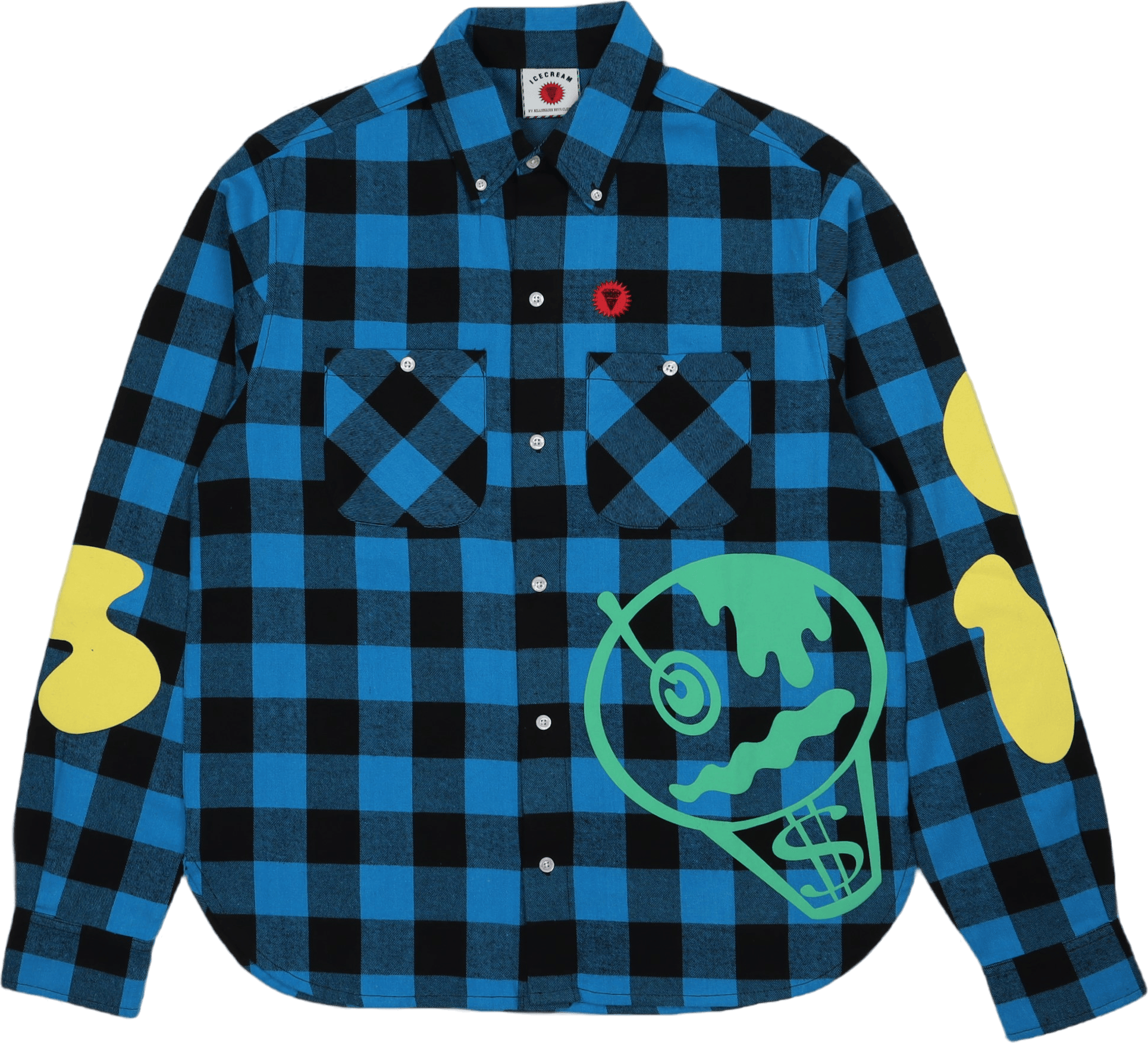 Check Flannel Shirt Blue