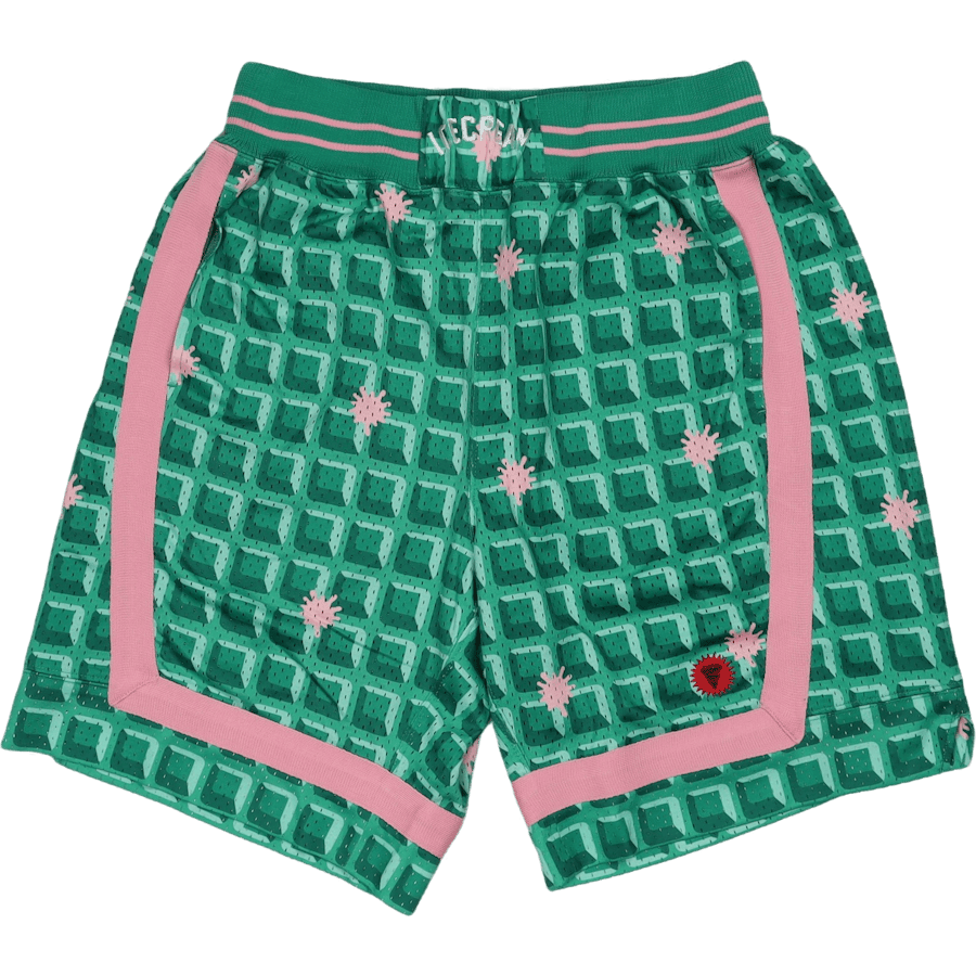 Waffle Basketball Short Green