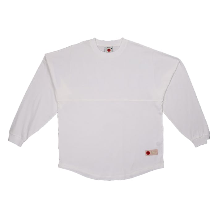 L/s Baseball T-shirt White, Male, Vêtements, Tops, Blanc, L