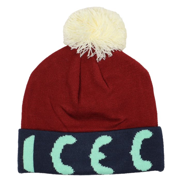 Bobble Beanie Red, Unisex, Bekleidung, Hüte & Mützen, Rot, ONESIZE