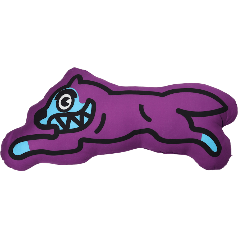 Running Dog Cushion Purple