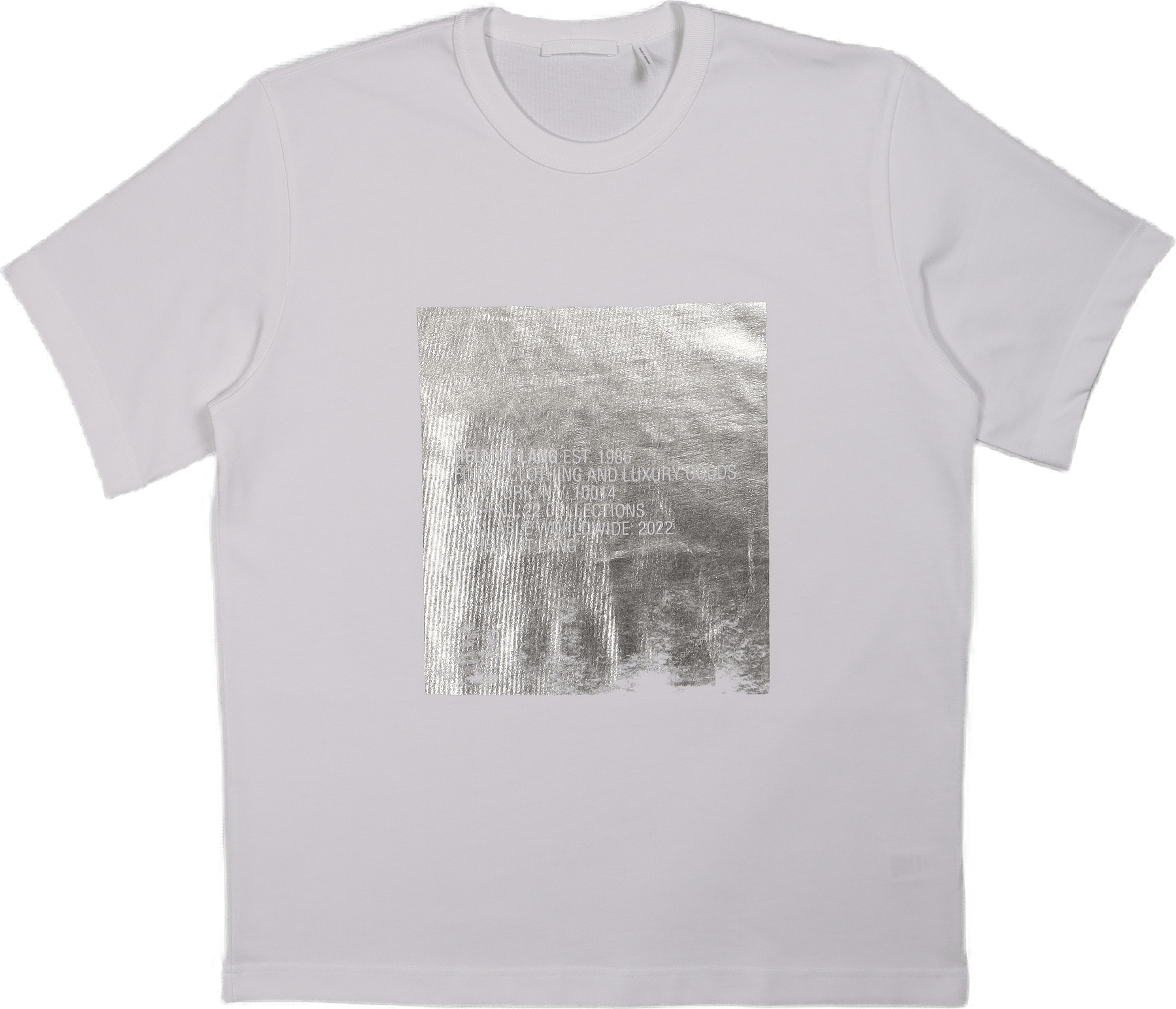 Silver Tee.metallic White