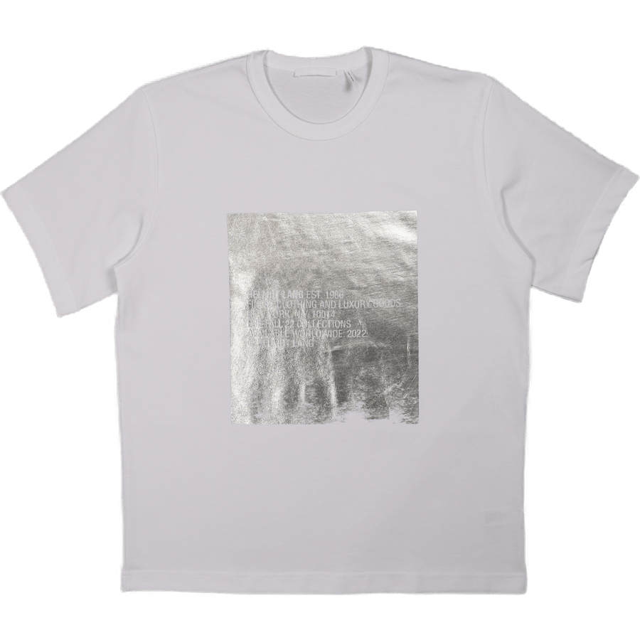 Silver Tee.metallic White