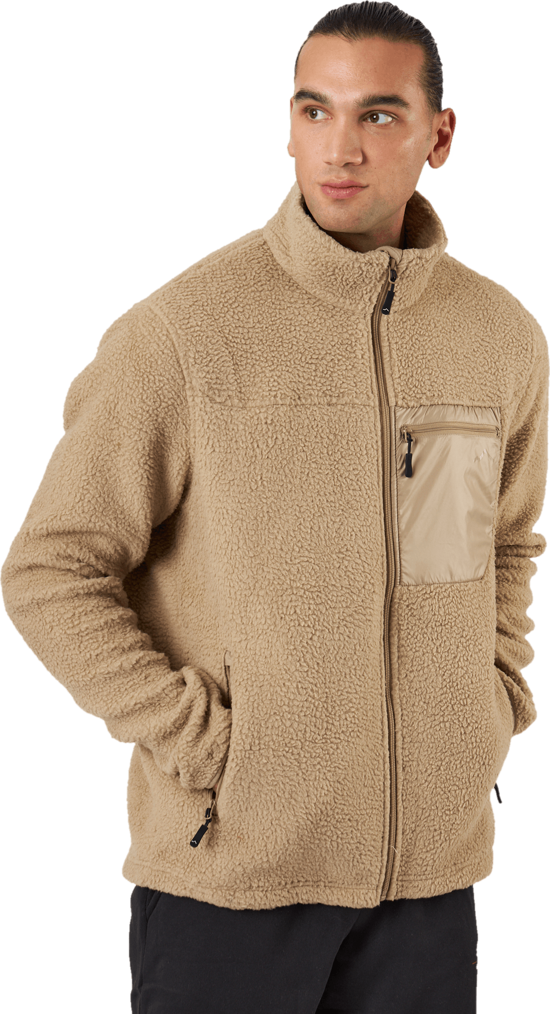 Charles Jacket Kaki Coriander, Male, Odzież, Koszule, Beżowy, L